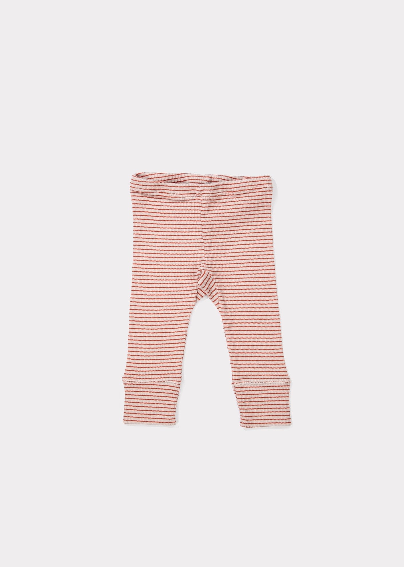 Baby Girls Lavender & Rust Cotton Trousers