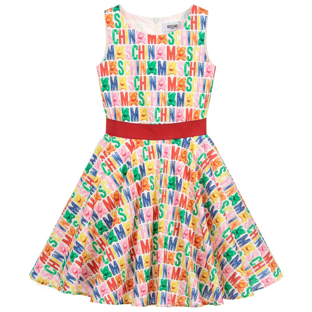 Girls Toy Jelly Print Cotton Dress
