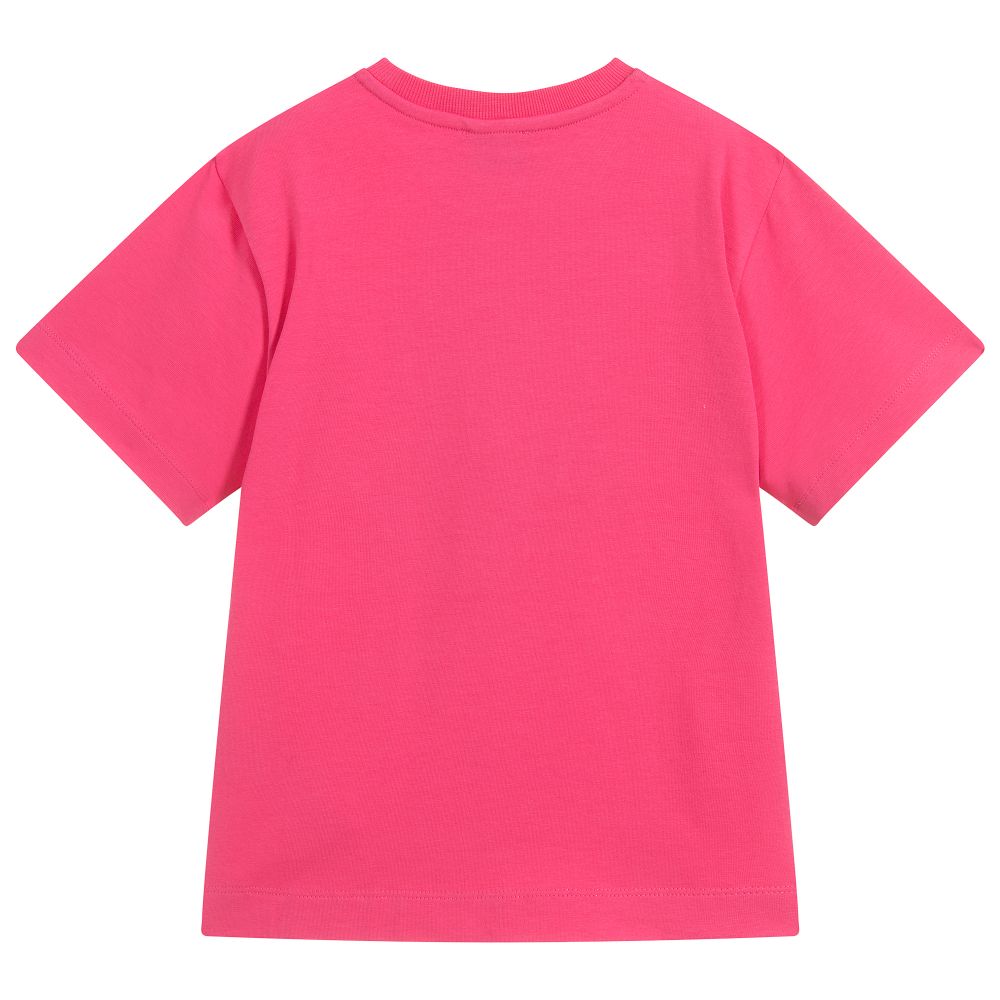 Boys & Girls Fuxia Maxi Cotton T-Shirt