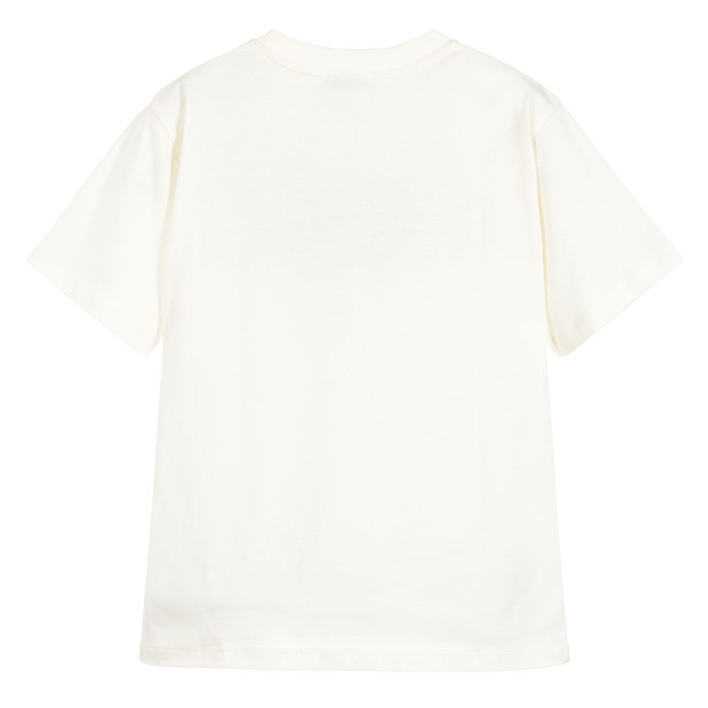 Boys & Girls Ivory Maxi Cotton T-Shirt