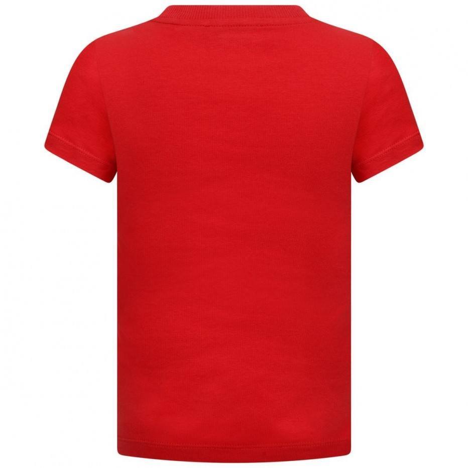 Boys & Girls Red Cotton T-Shirt