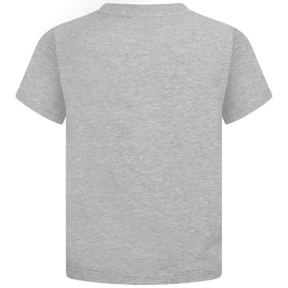 Boys & Girls Grey Logo Cotton T-shirt