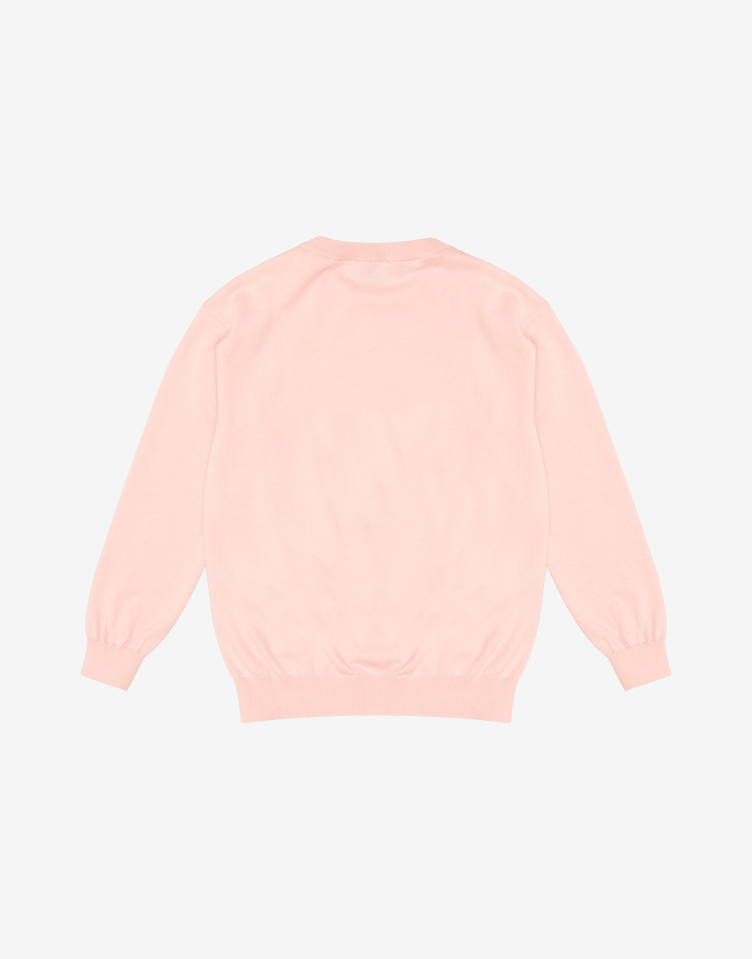Girls Pink Toy Cotton Sweater