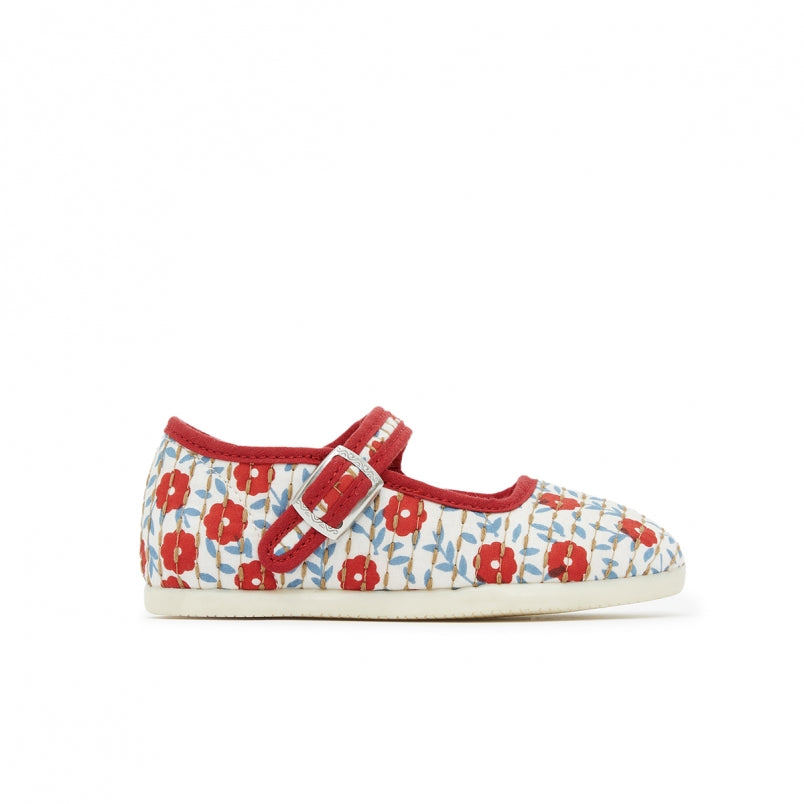 Baby Girls Red Cotton Shoes