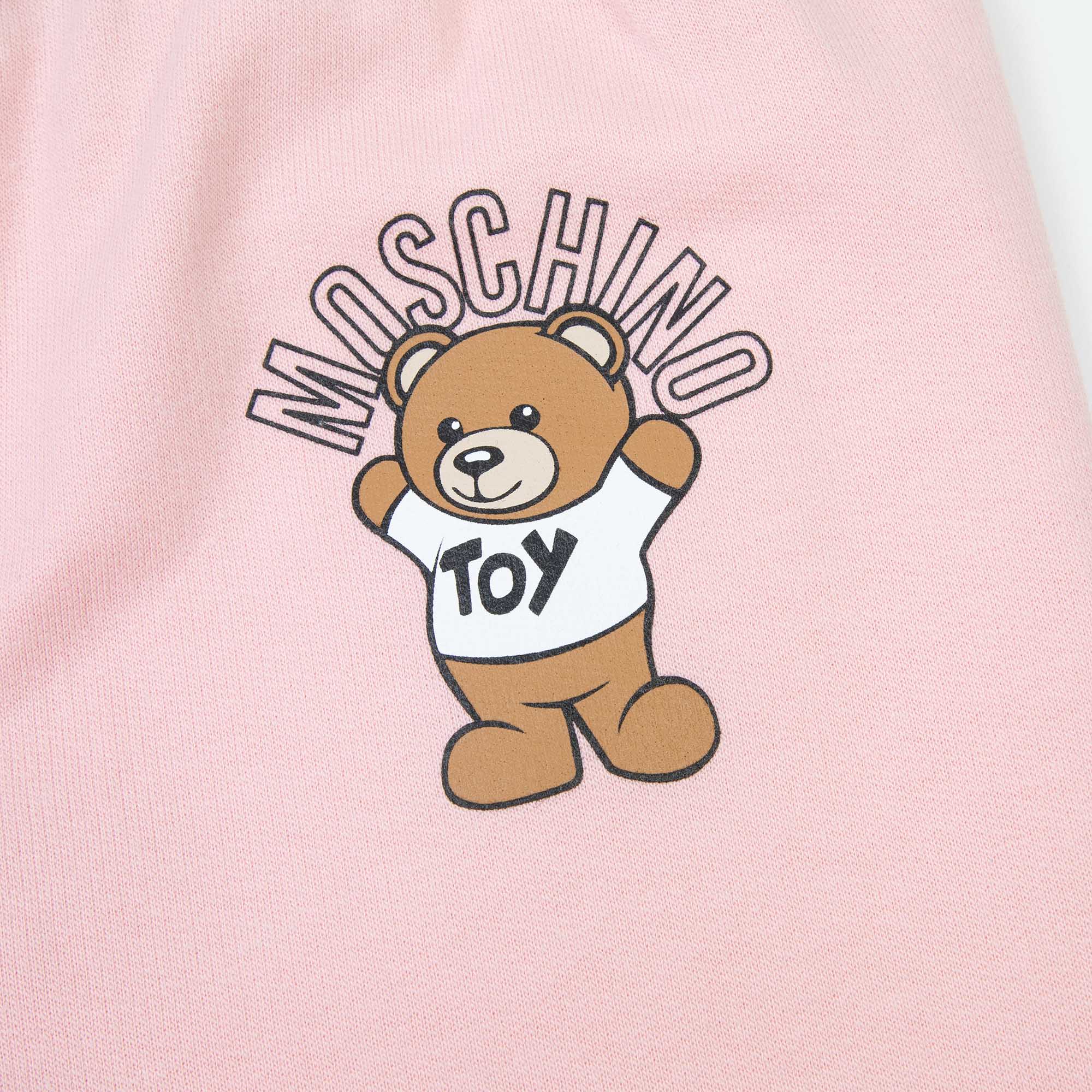 Baby Boys & Girls Pink Cotton Trousers