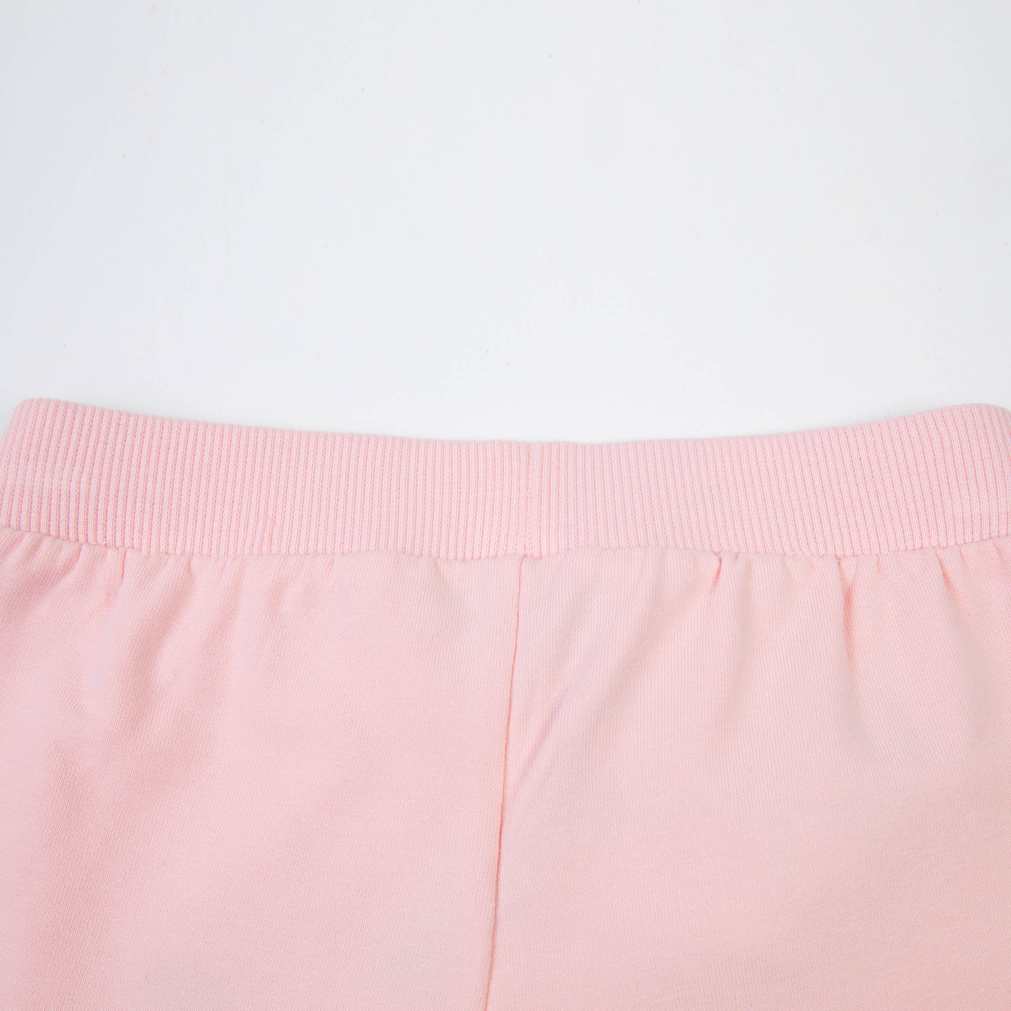 Baby Boys & Girls Pink Logo Cotton Trousers