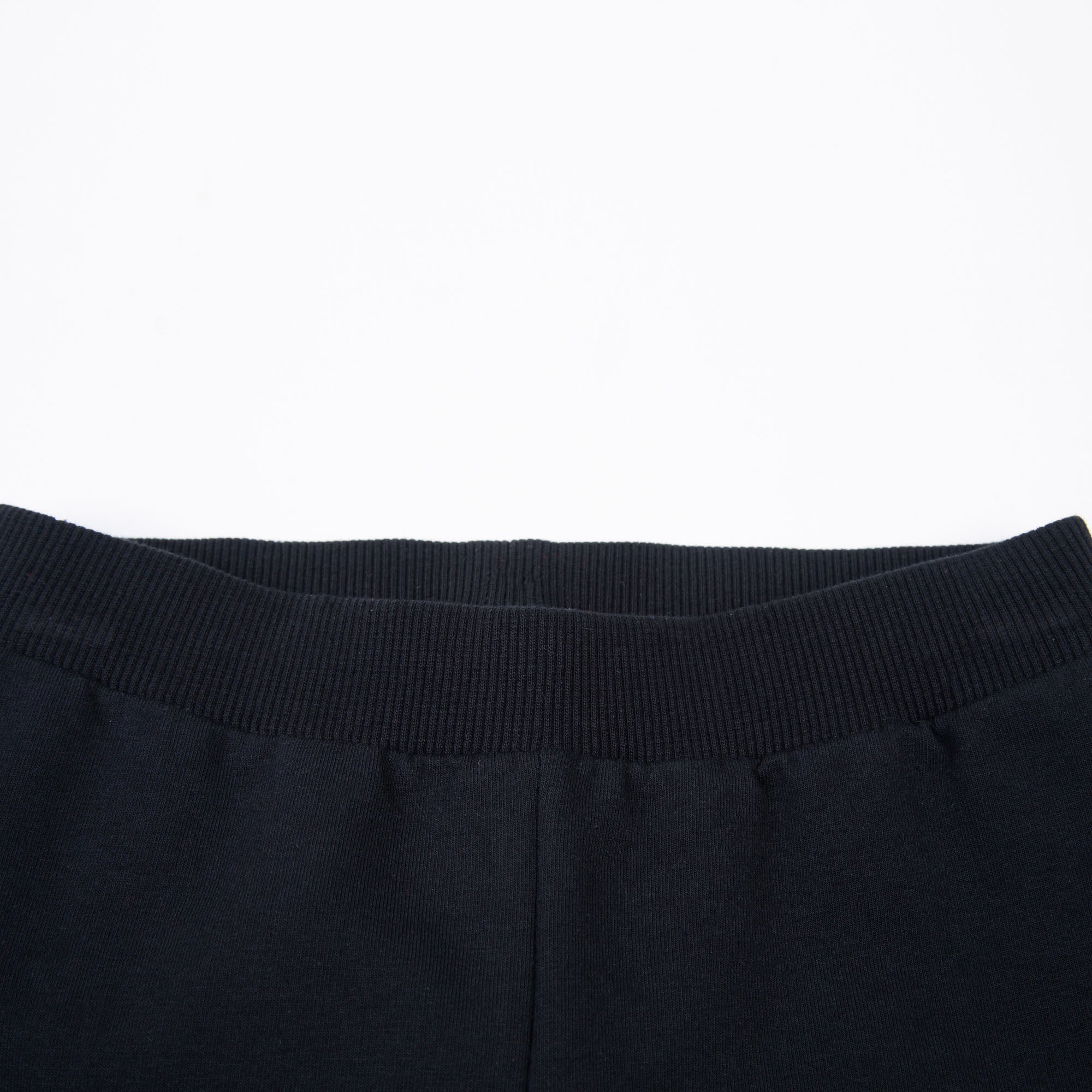 Baby Boys & Girls Black Logo Cotton Trousers