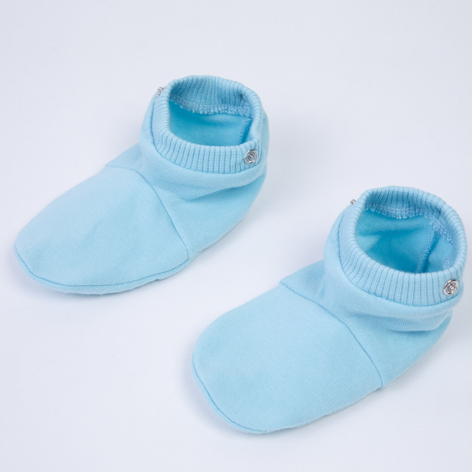 Baby Boys & Girls Blue Logo Cotton Babysuit