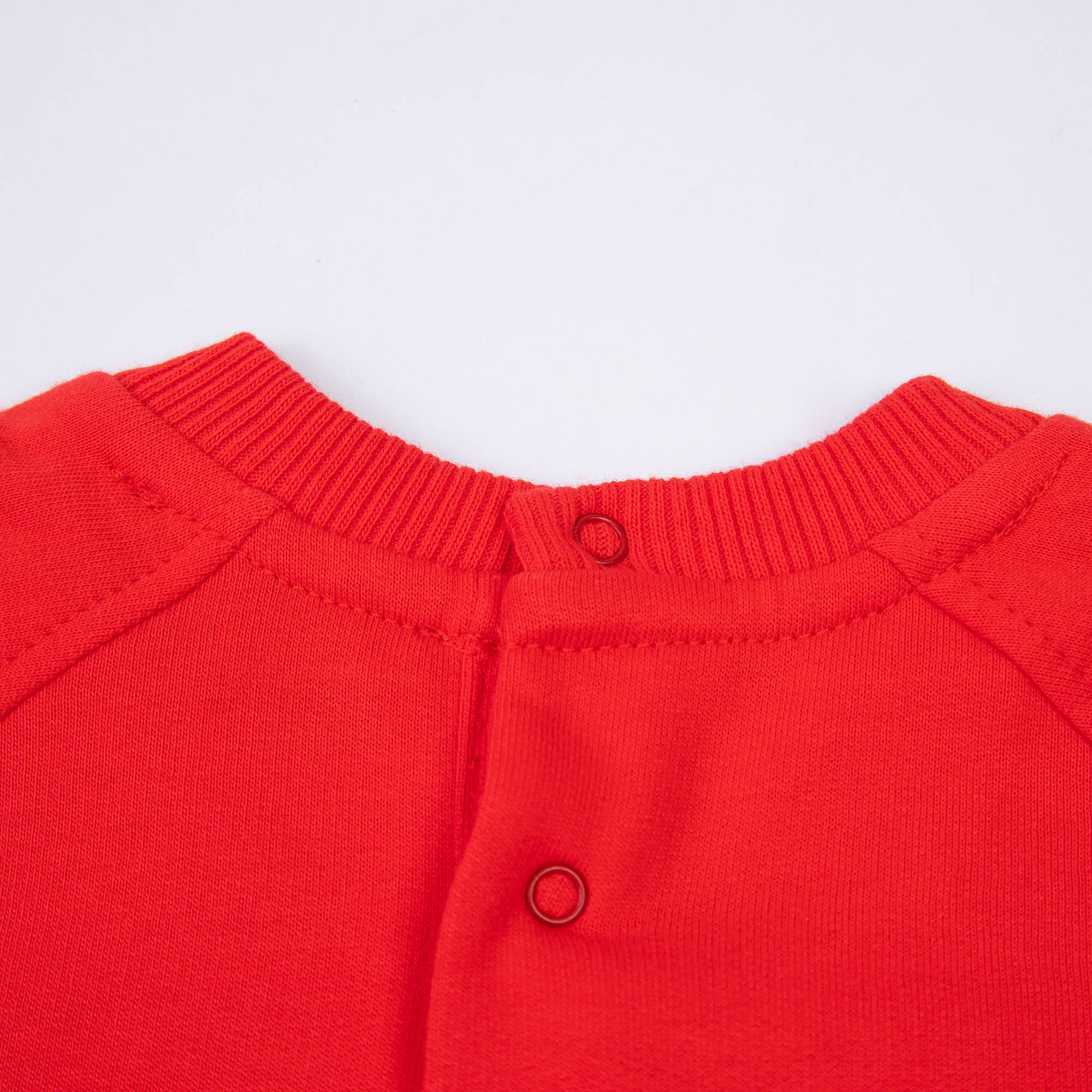 Baby Girls Red Printed Cotton Dress