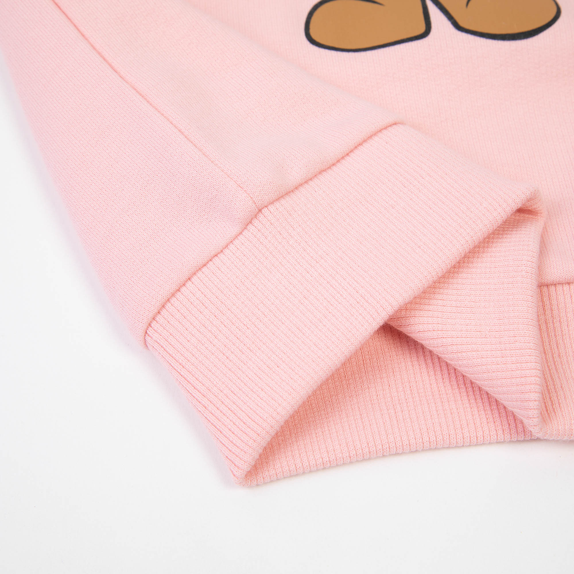 Baby Boys & Girls Pink Logo Cotton Sweatshirt