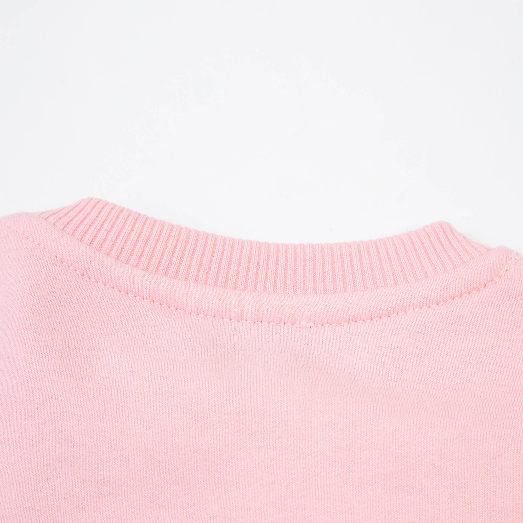 Baby Boys & Girls Pink Printed Cotton Sweatshirt