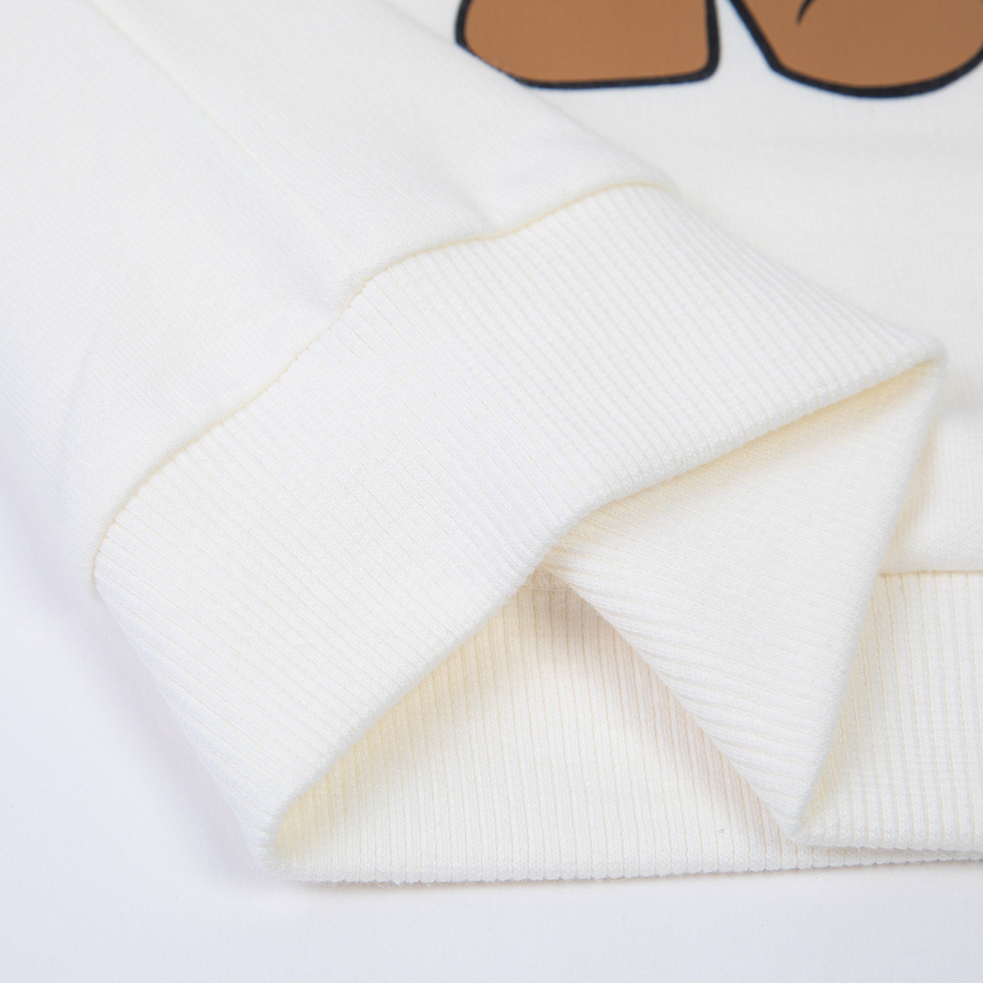 Baby Boys & Girls White Cotton Sweatshirt