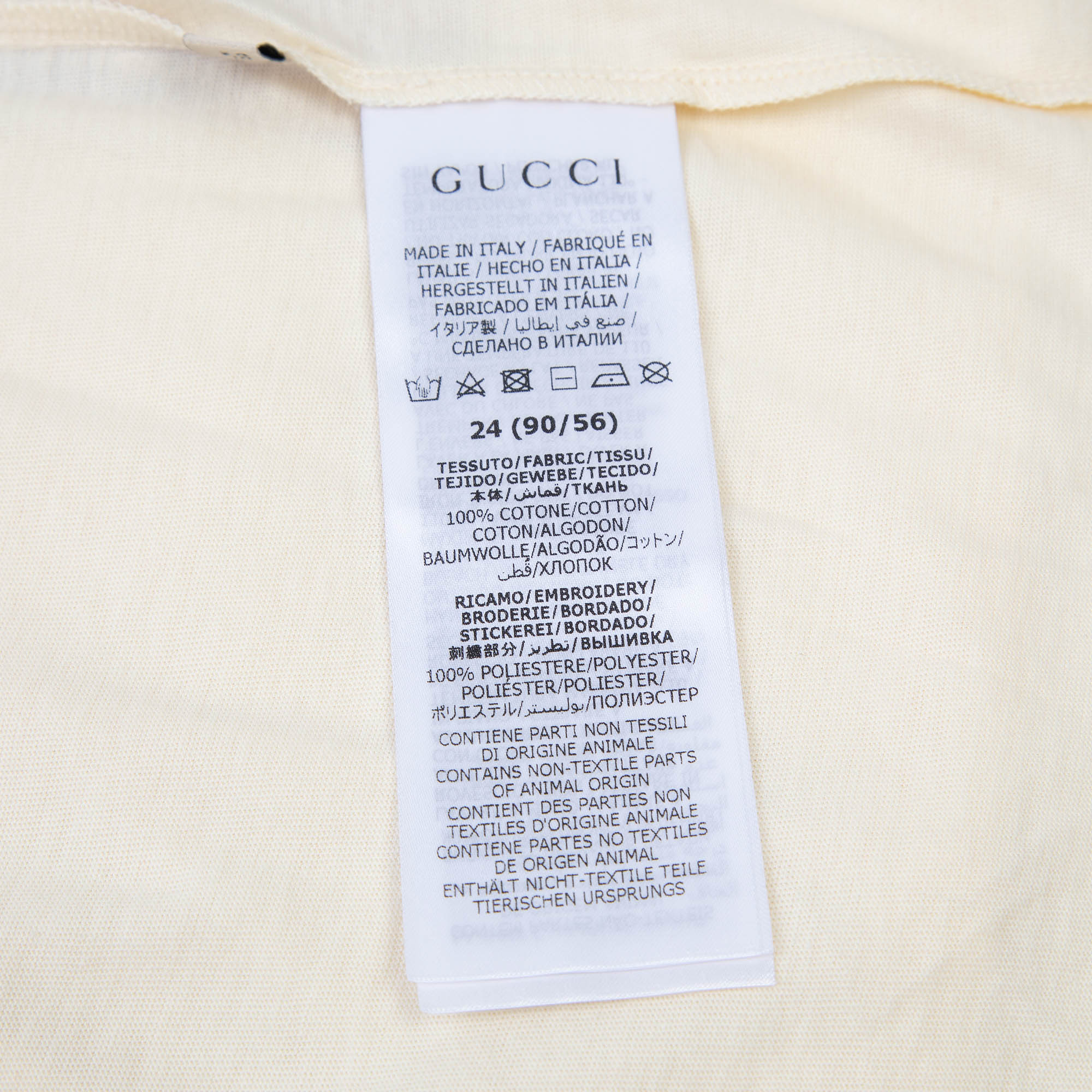 Baby Boys & Girls White Printed Cotton T-Shirt