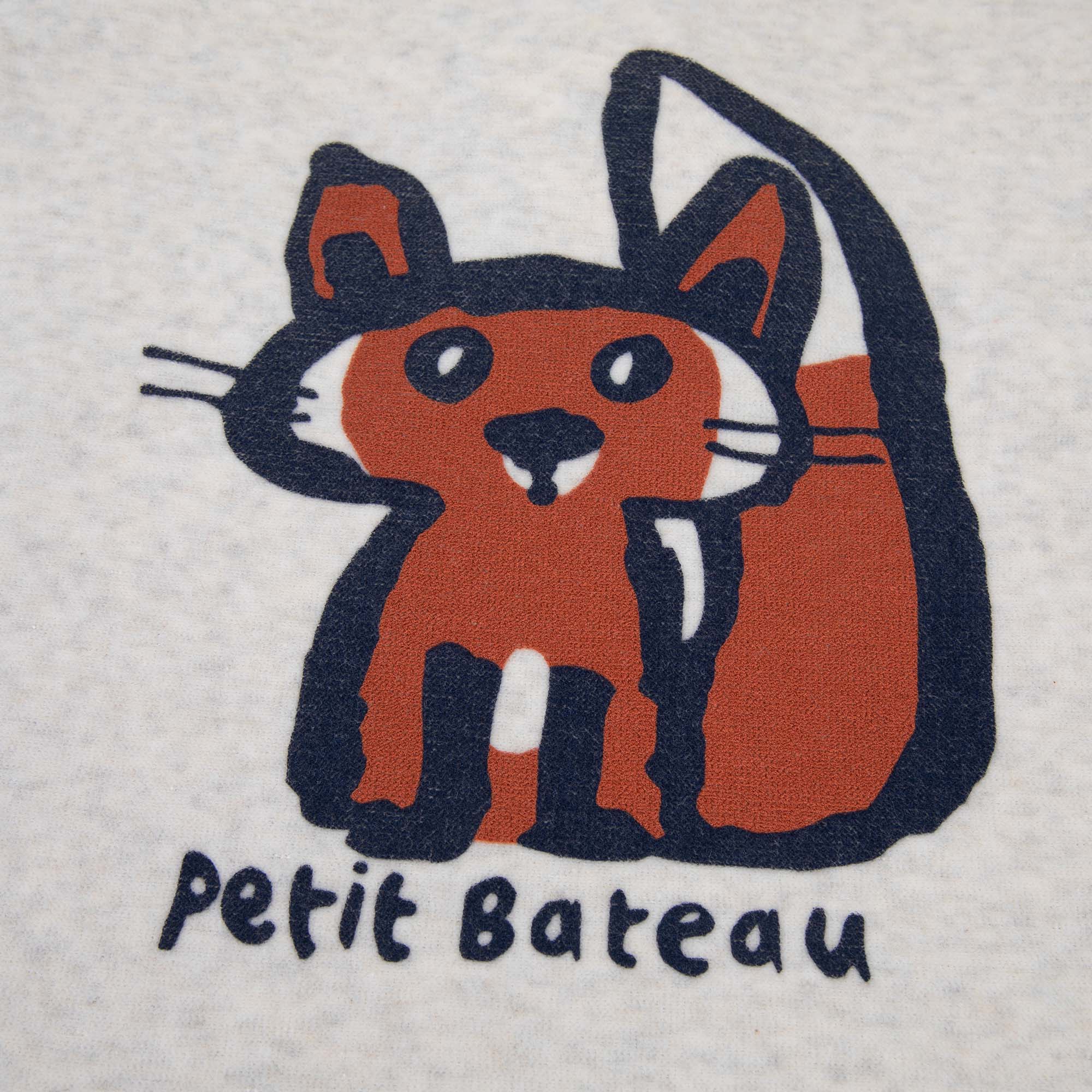 Boys Grey Printed Cotton Set