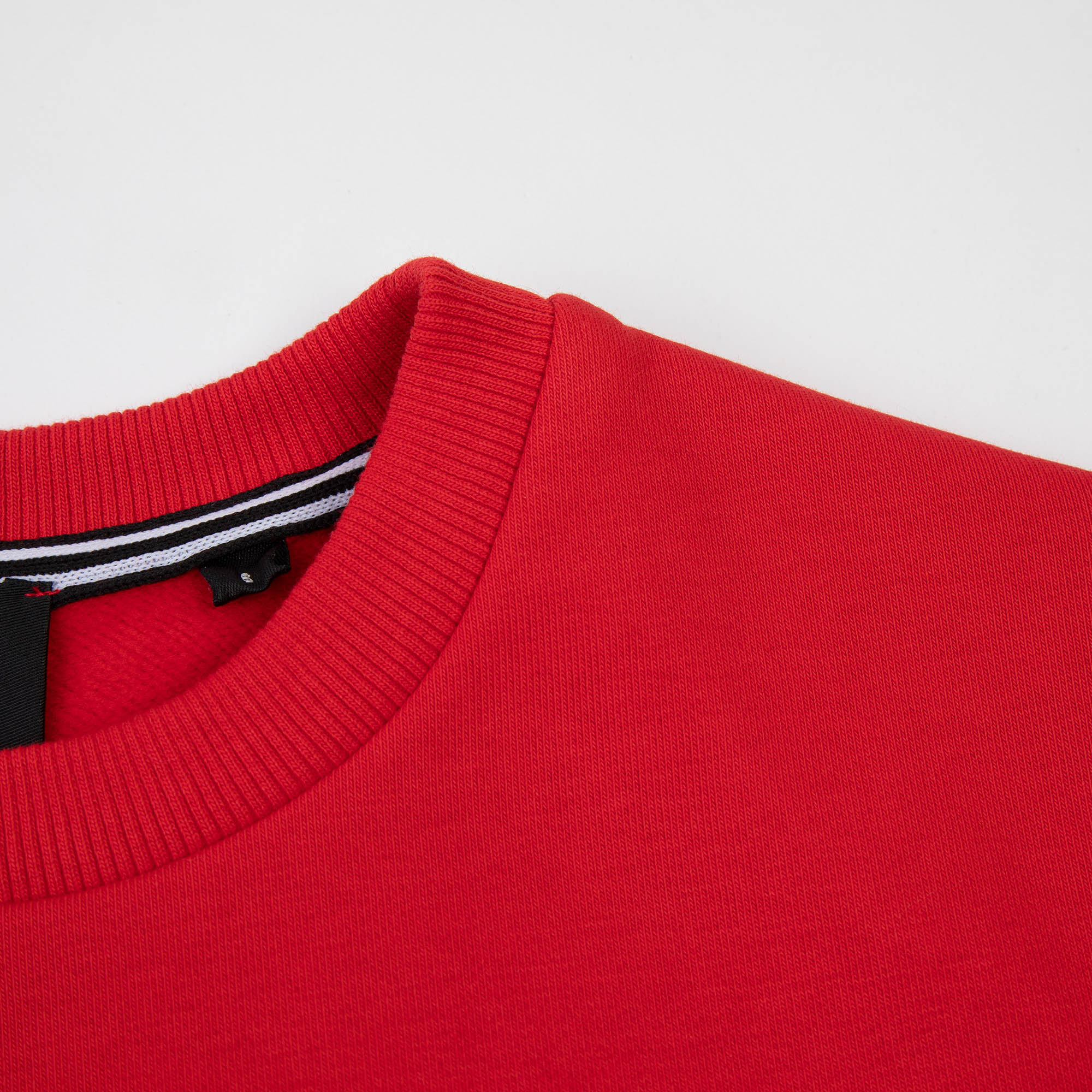 Boys Red Logo Cotton Sweatshirt