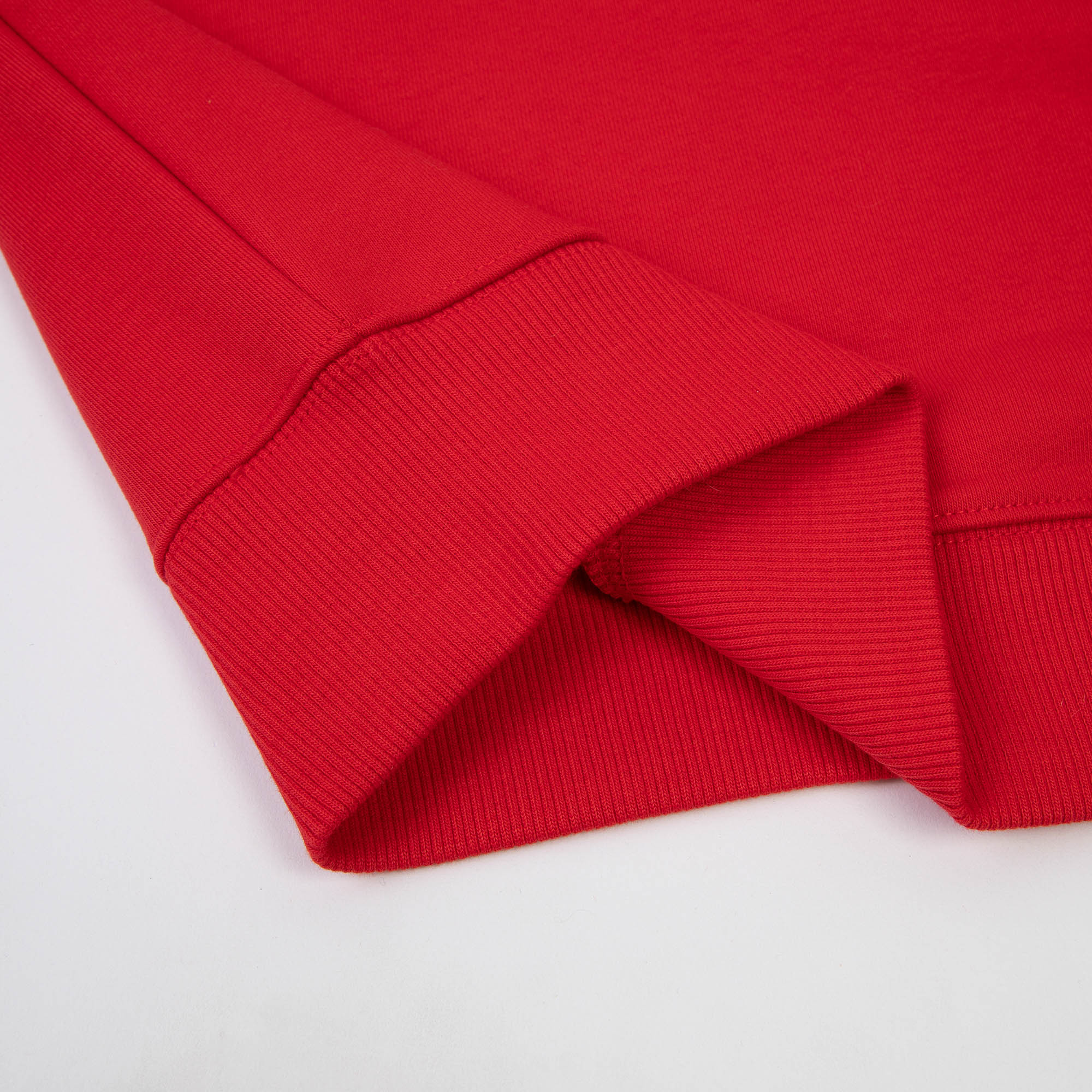 Boys Red Logo Cotton Sweatshirt