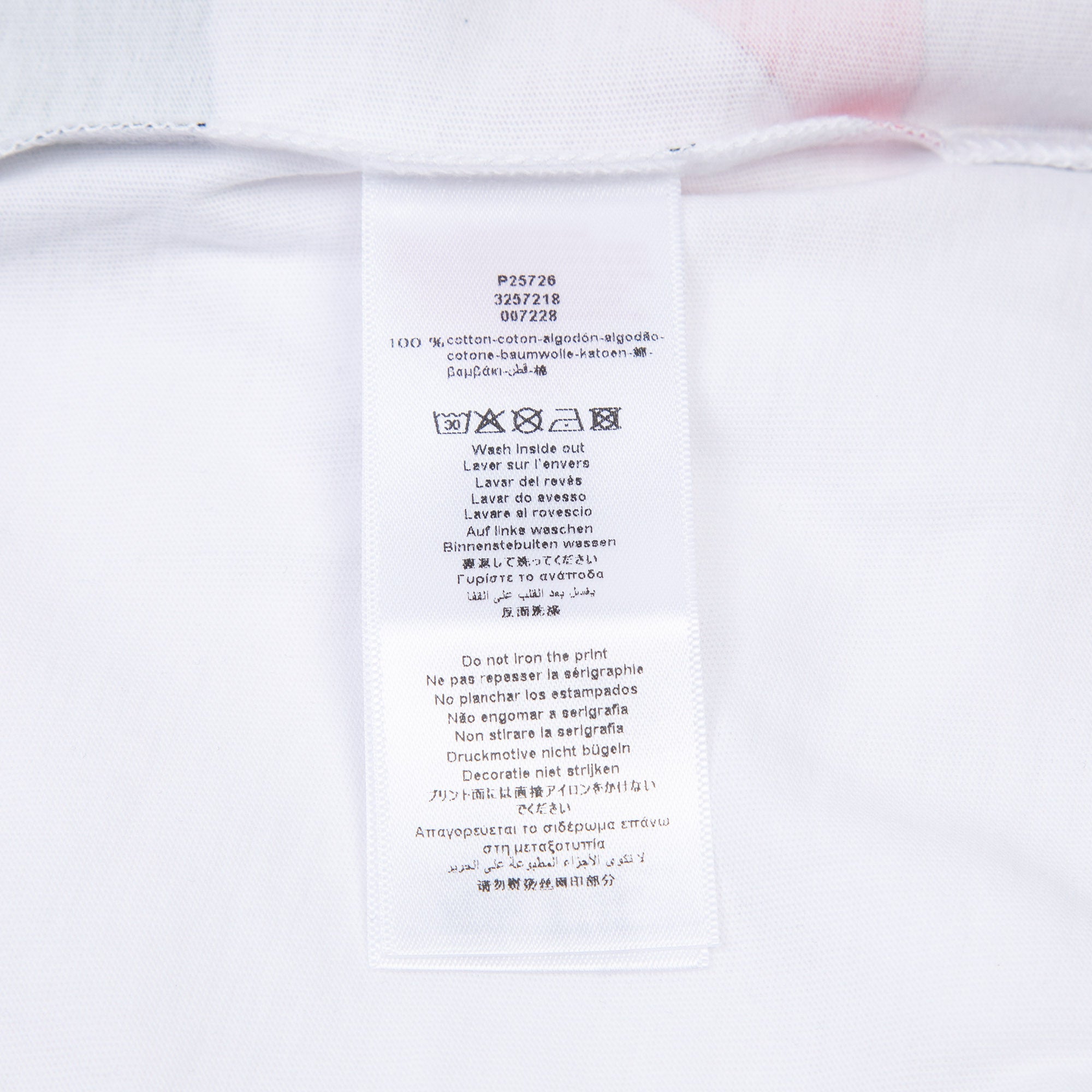 Boys White Printed Cotton T-Shirt