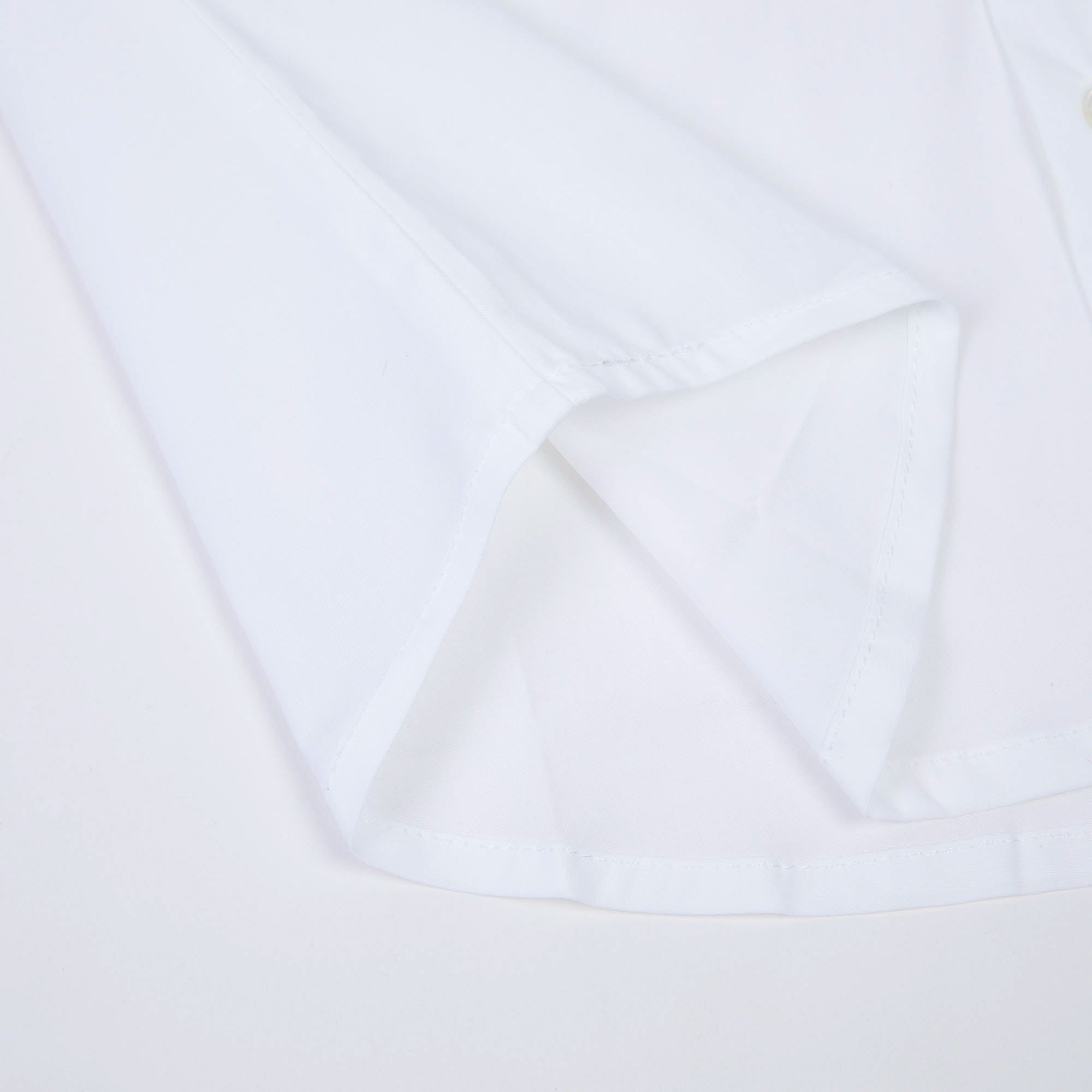 Boys White Cotton Shirt