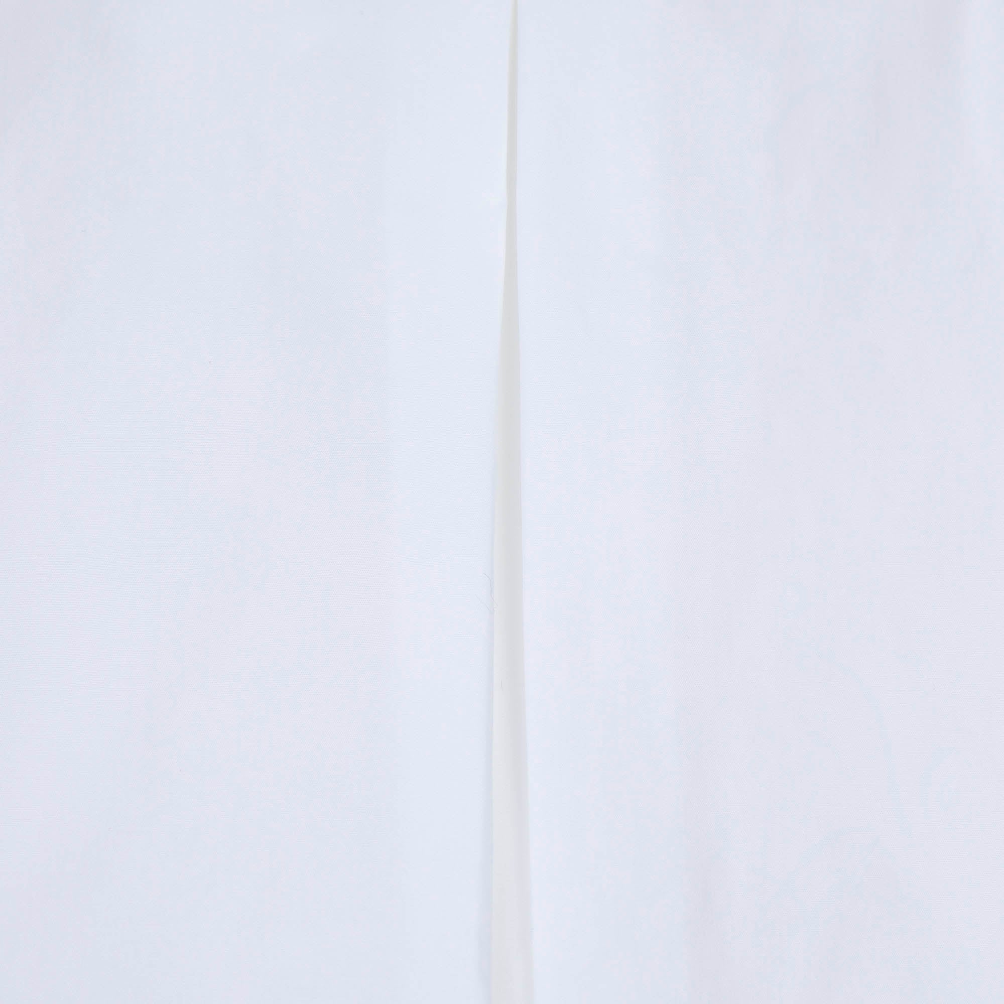 Girls White Ruffle Cotton Shirt