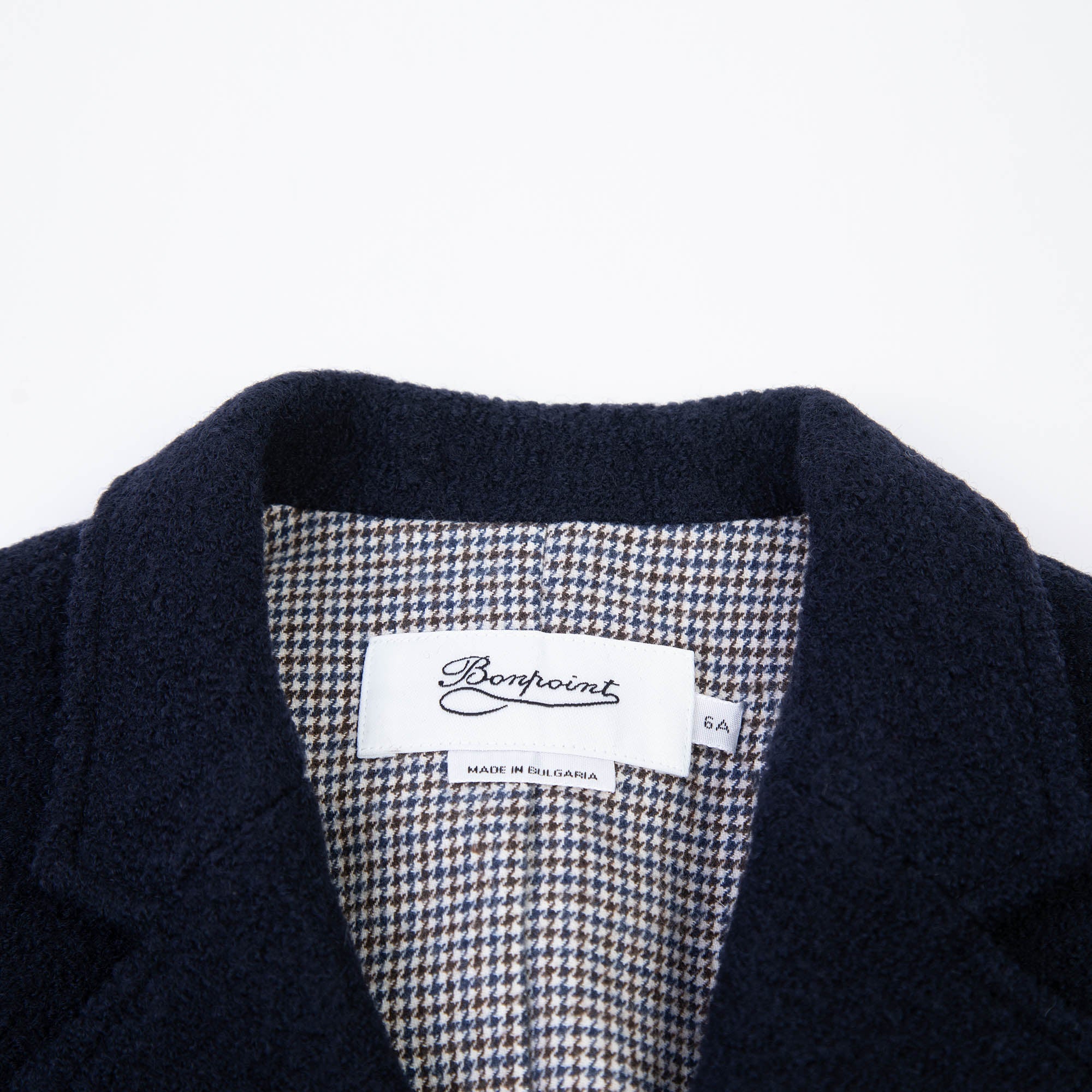Boys Navy Wool Coat
