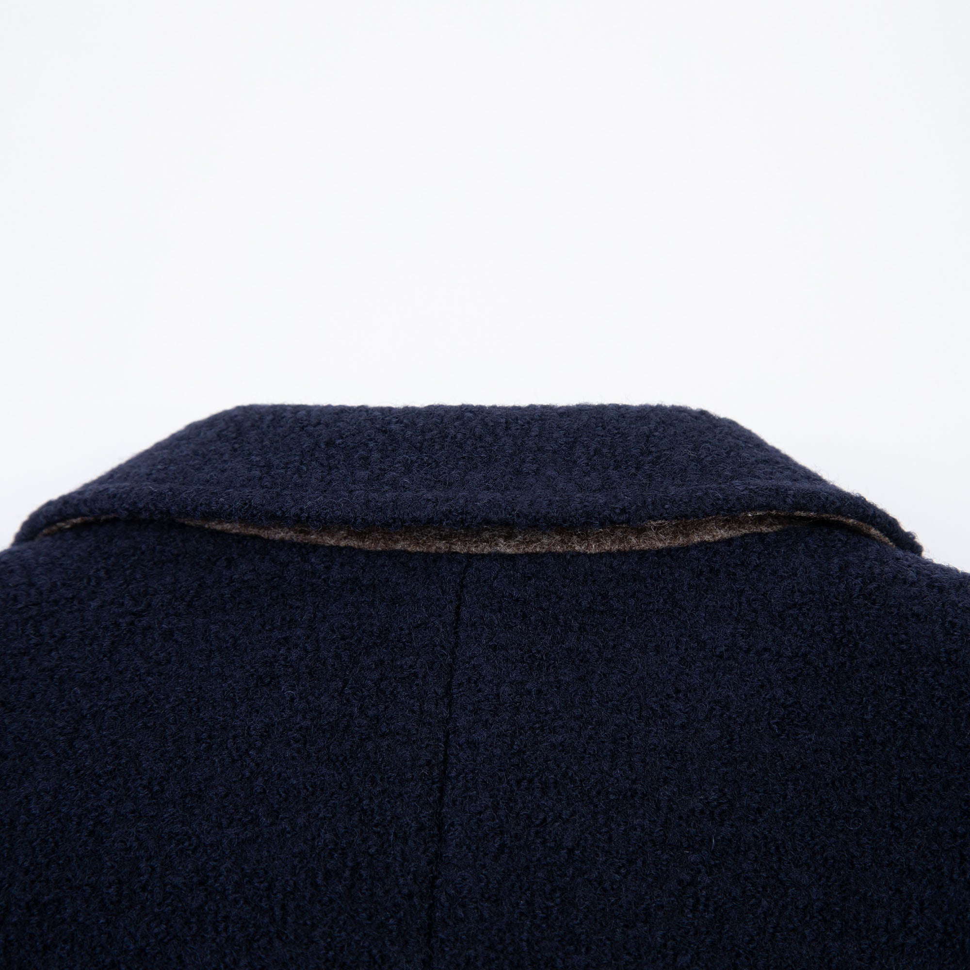 Boys Navy Wool Coat