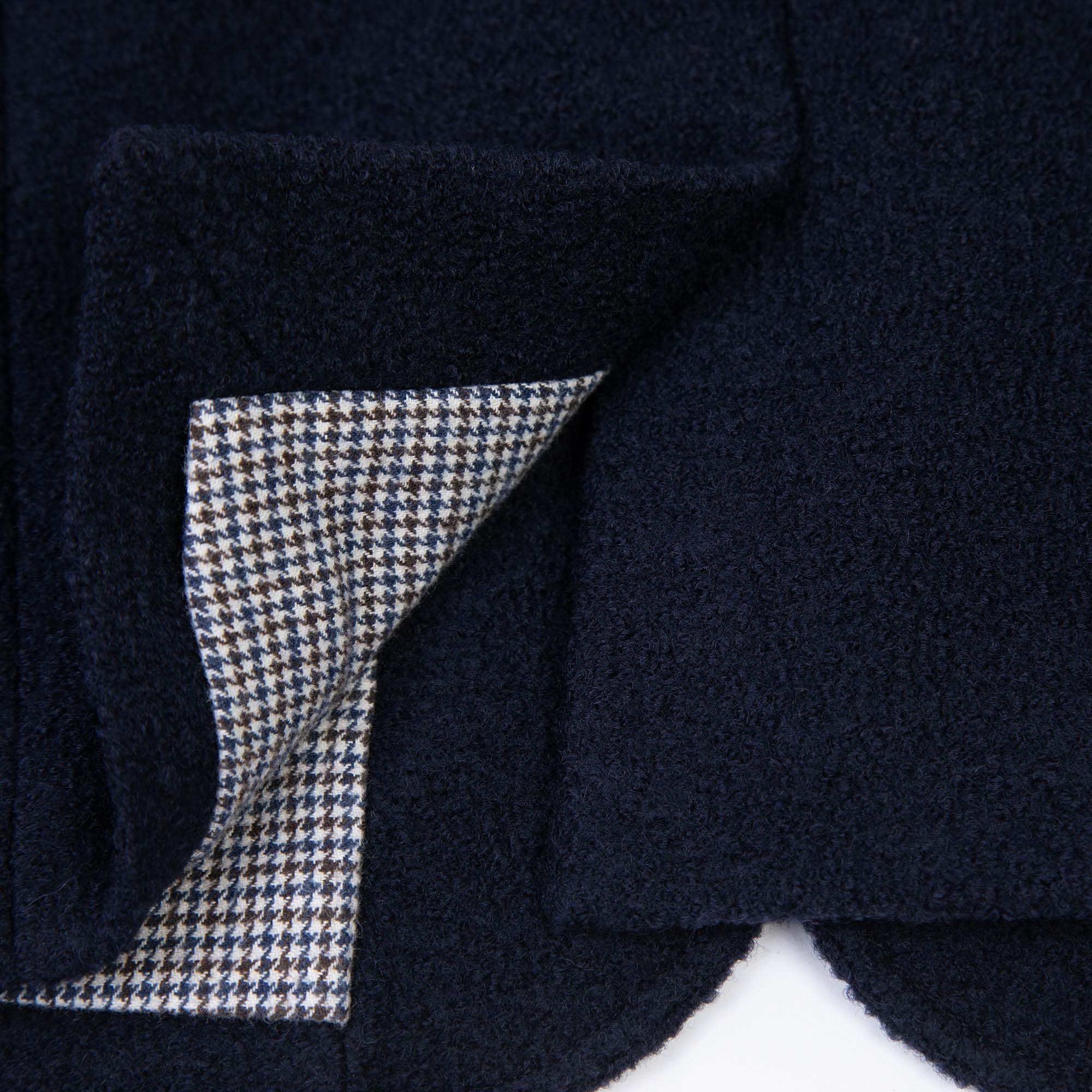 Boys Navy Wool Coat