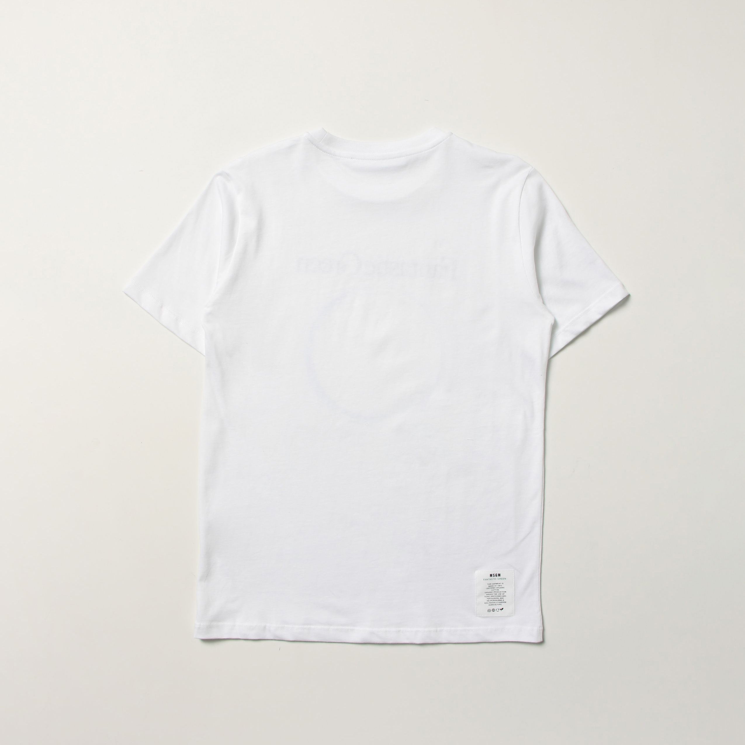 Boys & Girls White Cotton T-Shirts