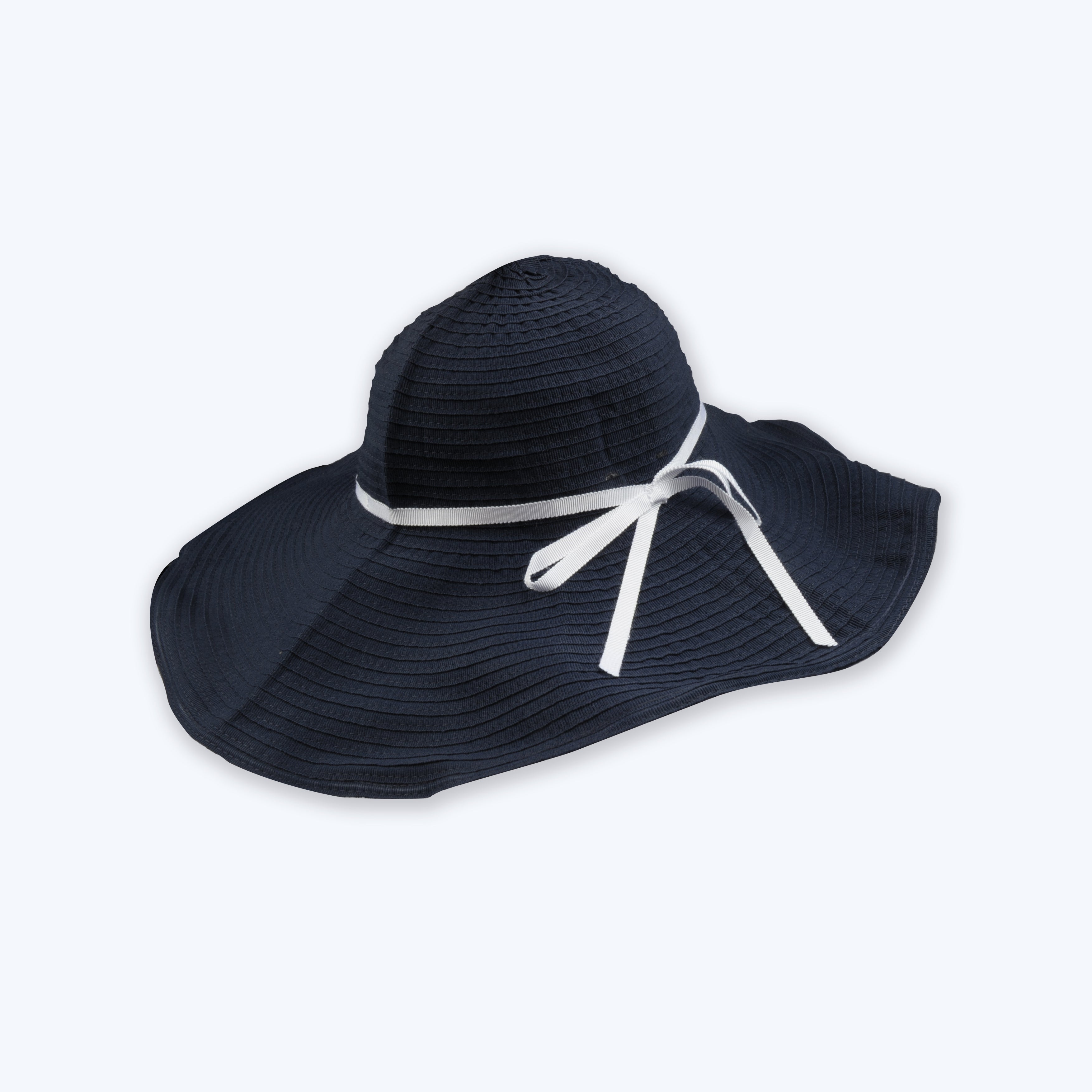 Girls Dark Blue Cotton Hat