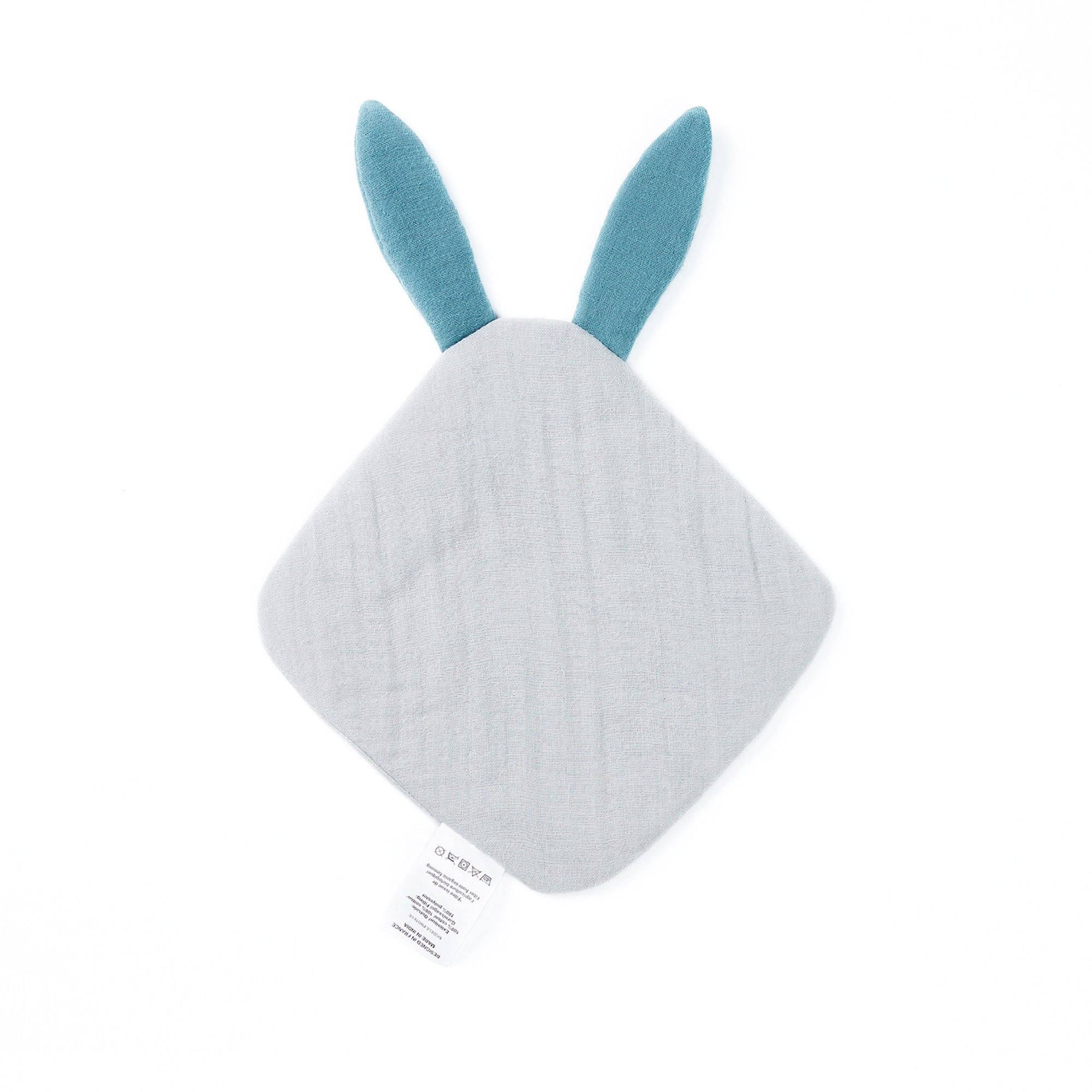 Baby Boys & Girls Light Grey Rabbit Bibs