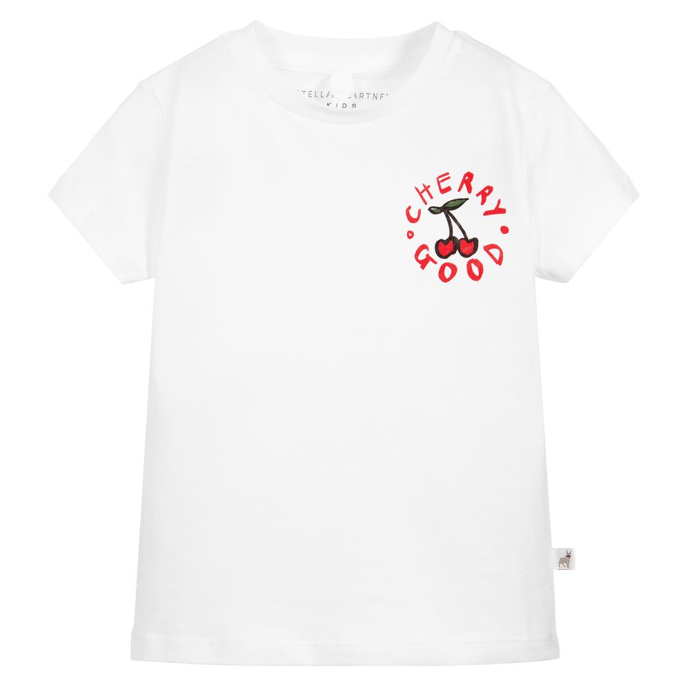 Girls White Cherry T-shirt
