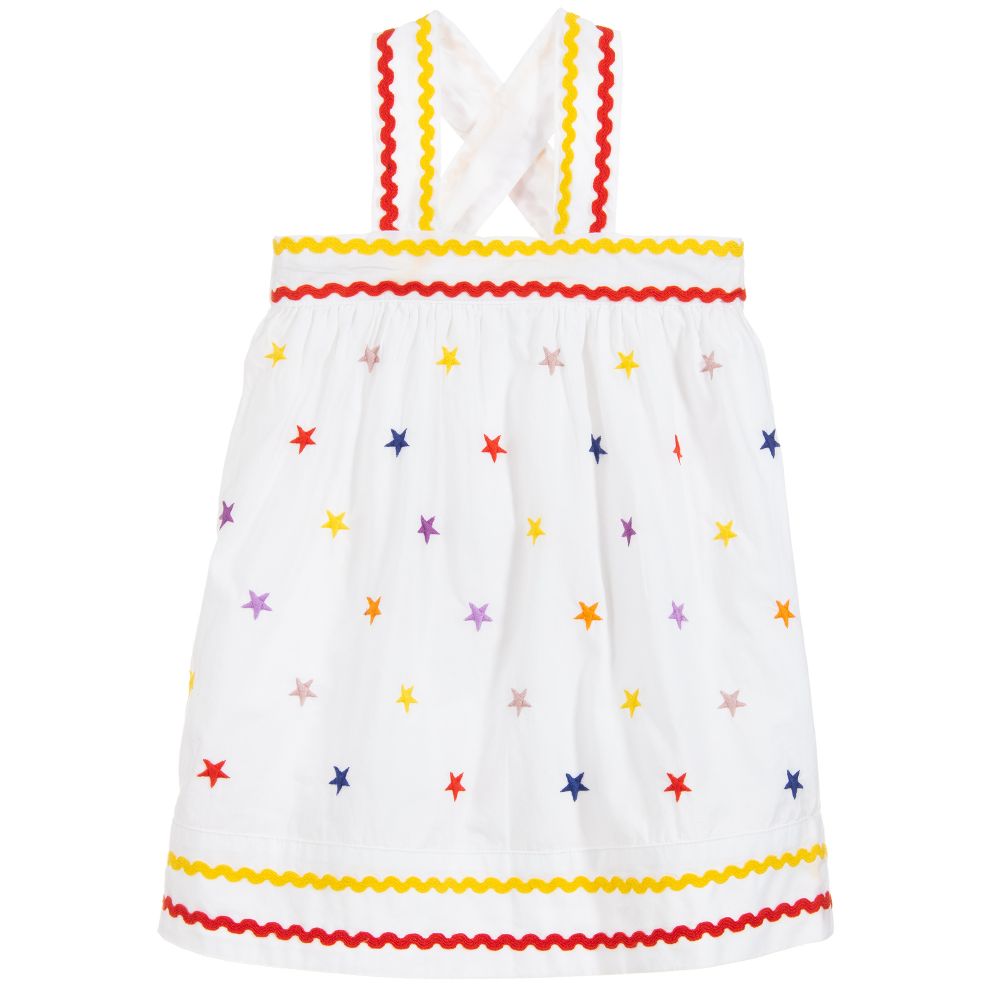 Baby Girls White Star Dress