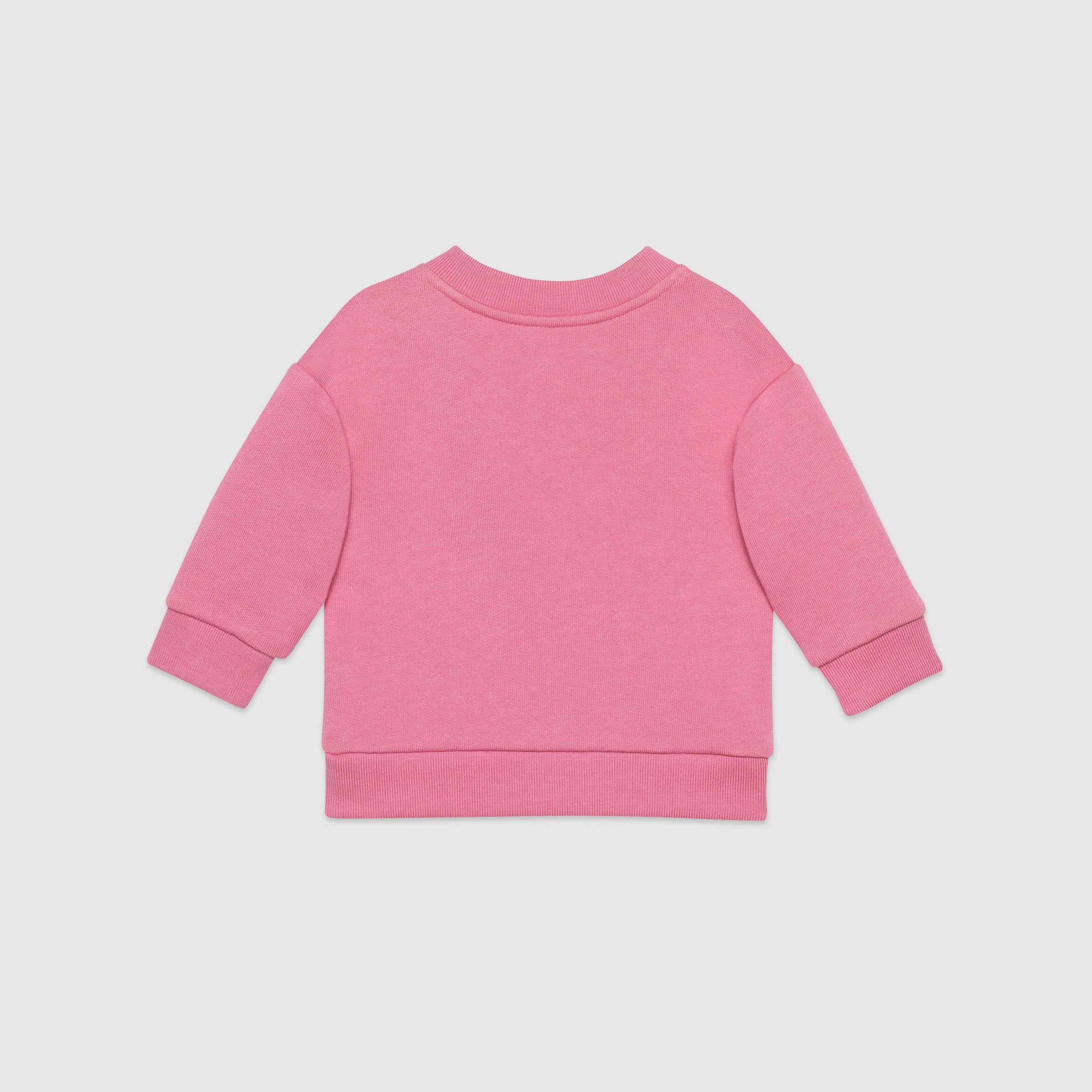 Baby Girls Pink Cotton Sweatshirt