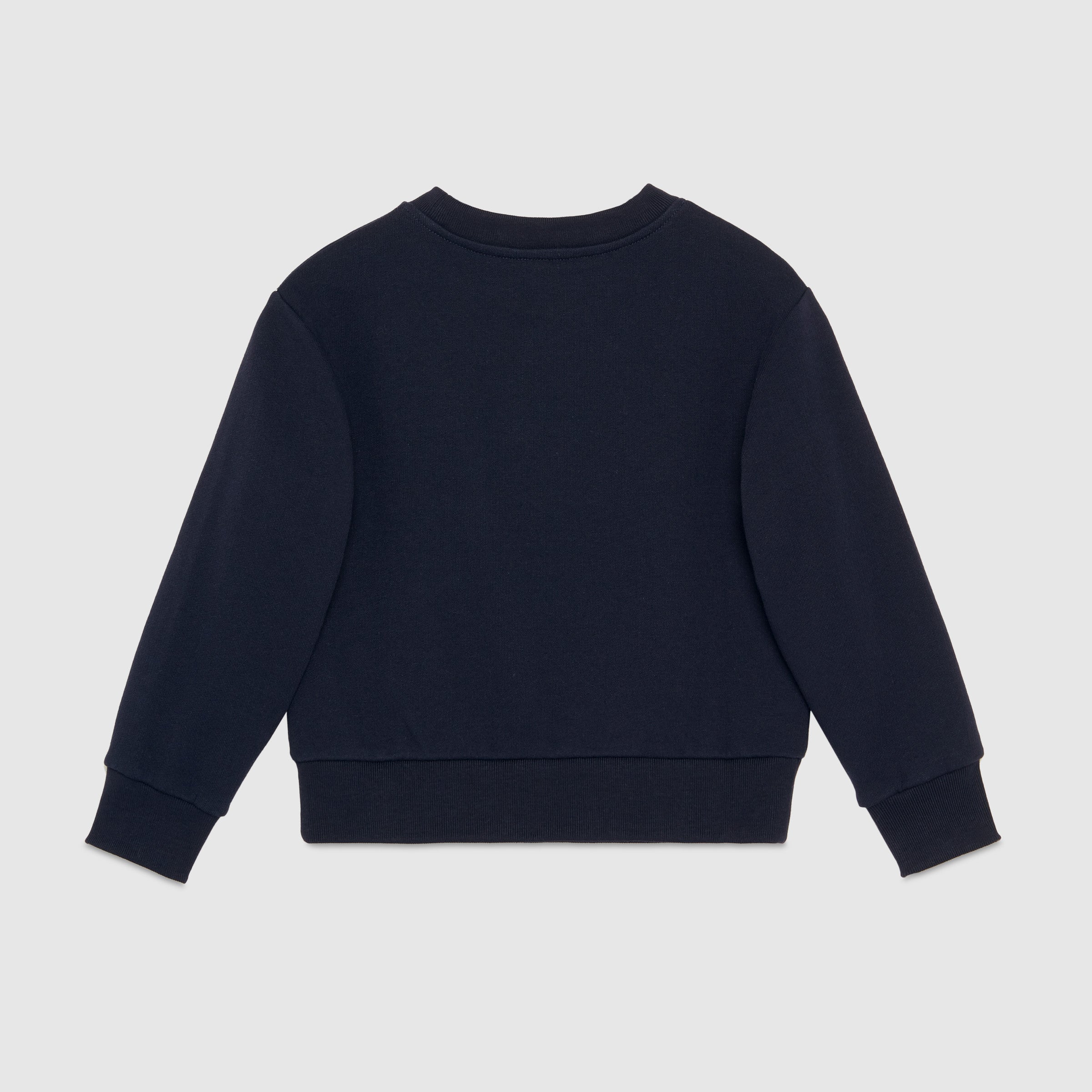 Boys Dark Blue Cotton Sweatshirt