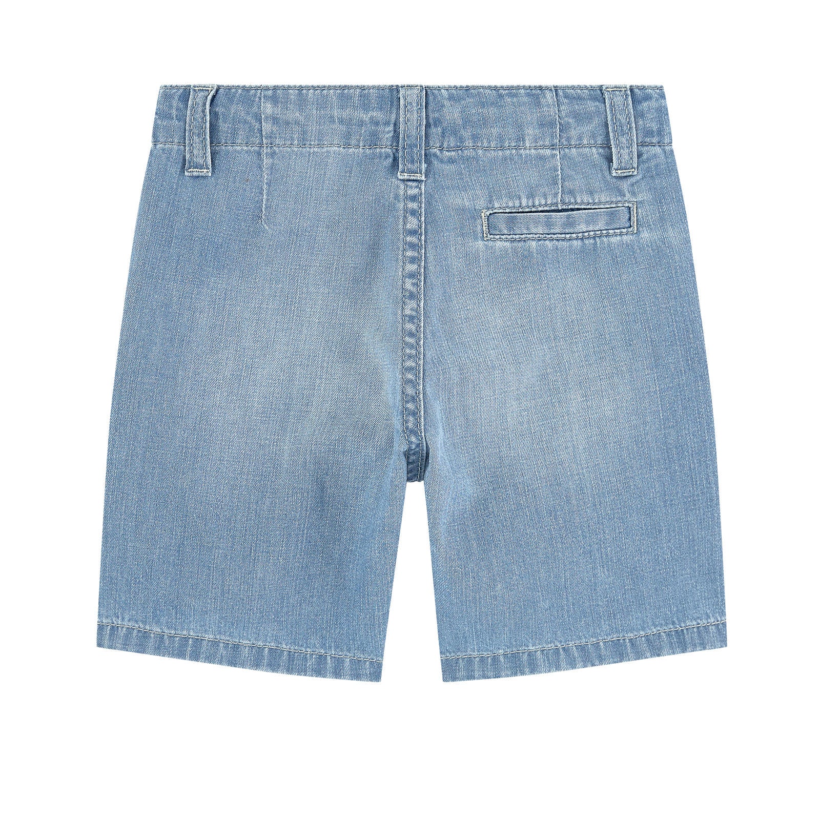 Boys Light Blue Cotton Shorts