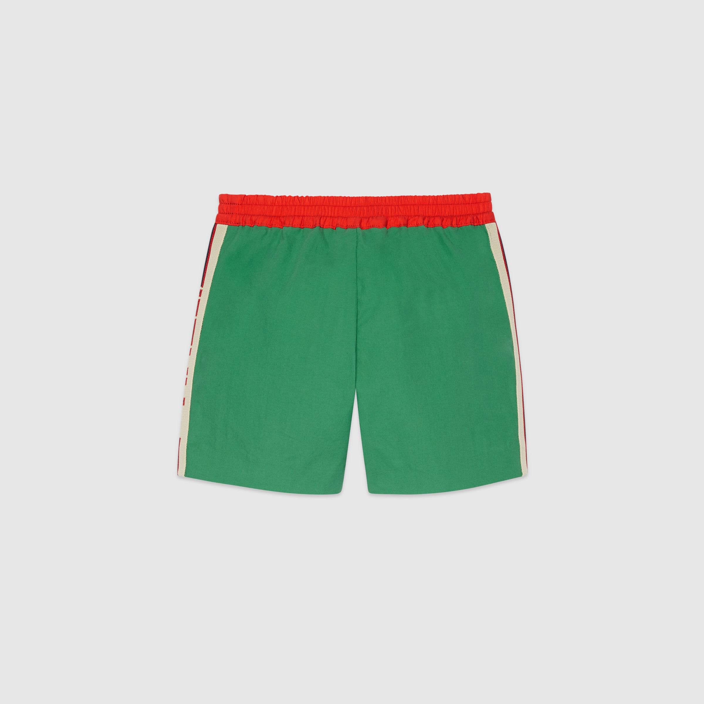 Boys Green Cotton Shorts