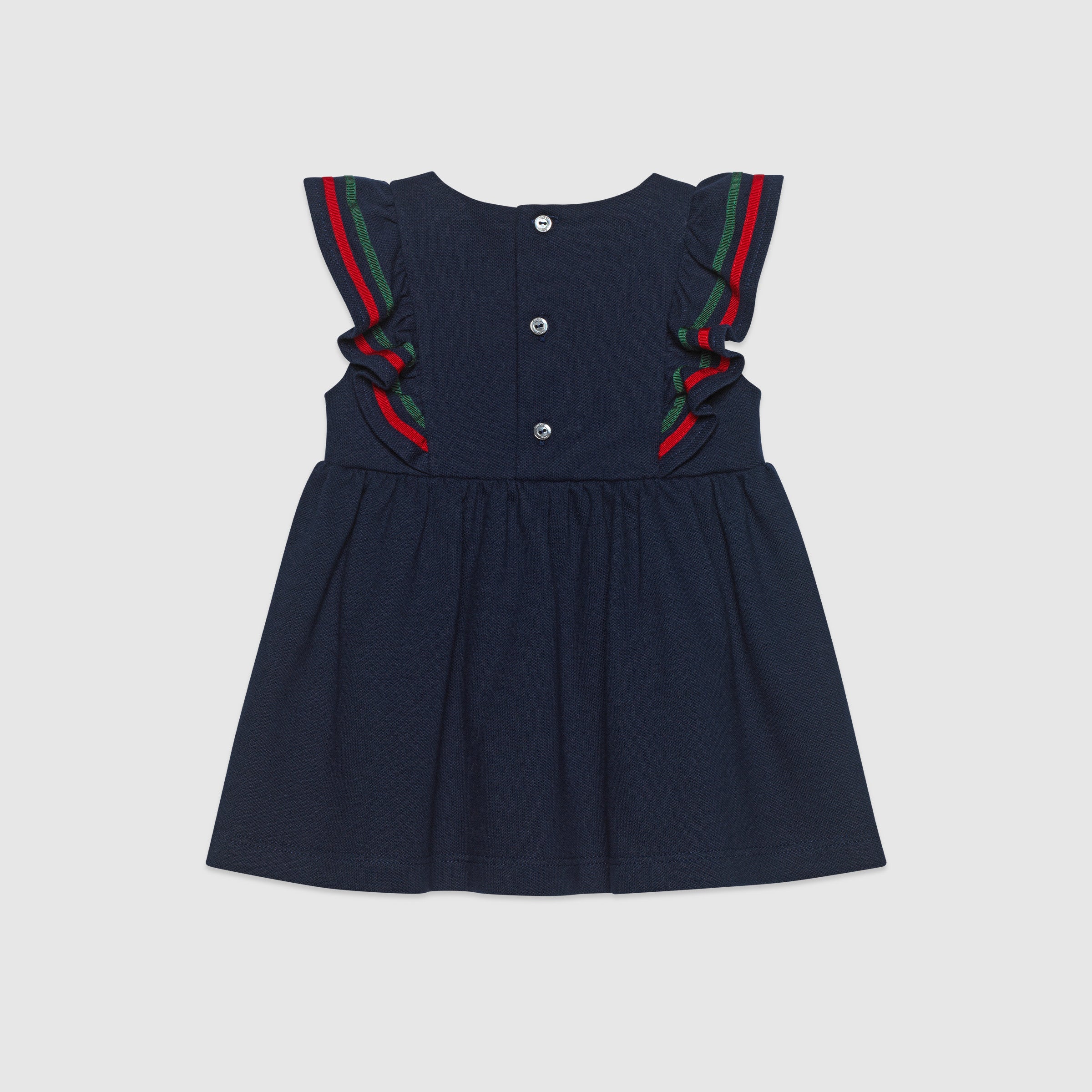 Baby Girls Dark Blue Lace Dress