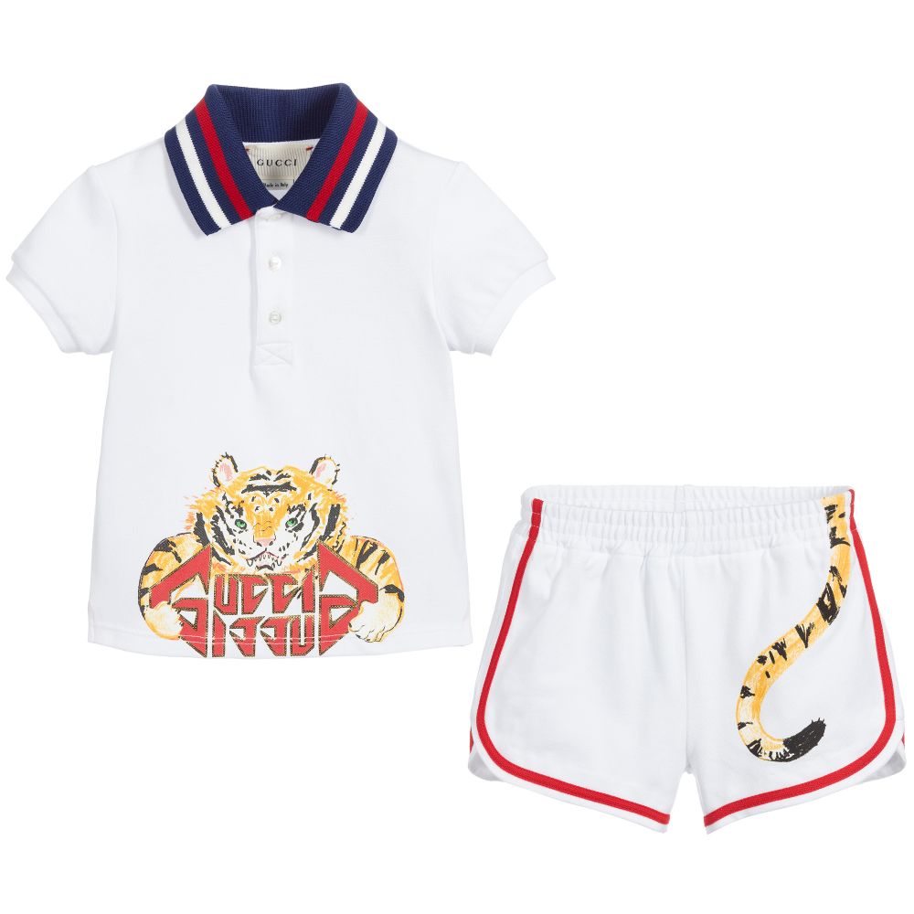 Baby Boys Cotton Shorts Set