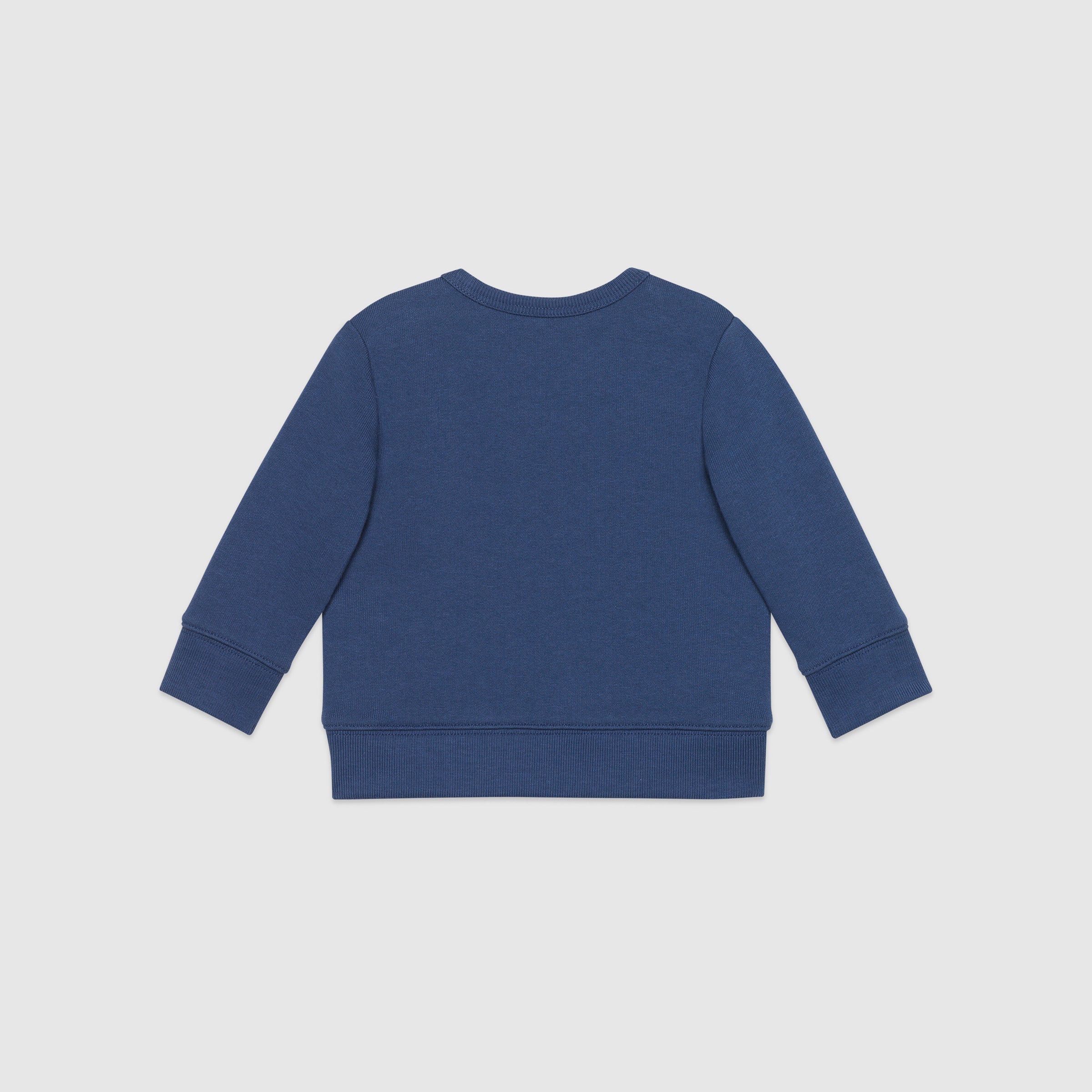 Baby Girls Blue Cotton Sweatshirt