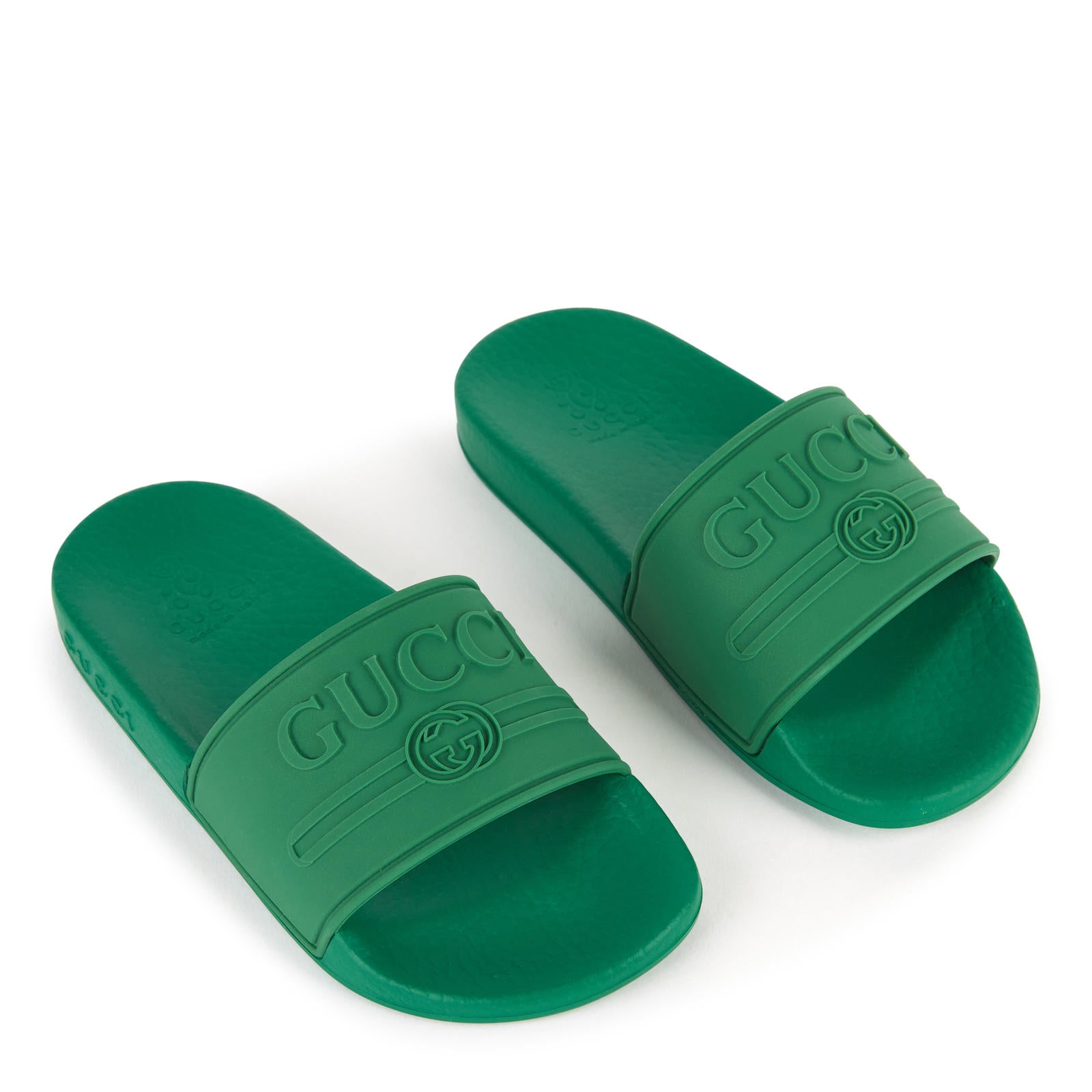 Boys & Girls Green Logo Sandals
