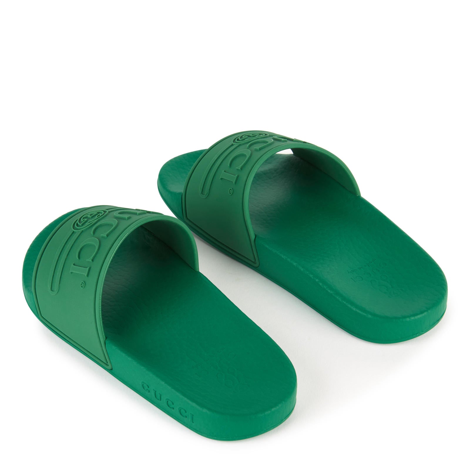 Boys & Girls Green Logo Sandals