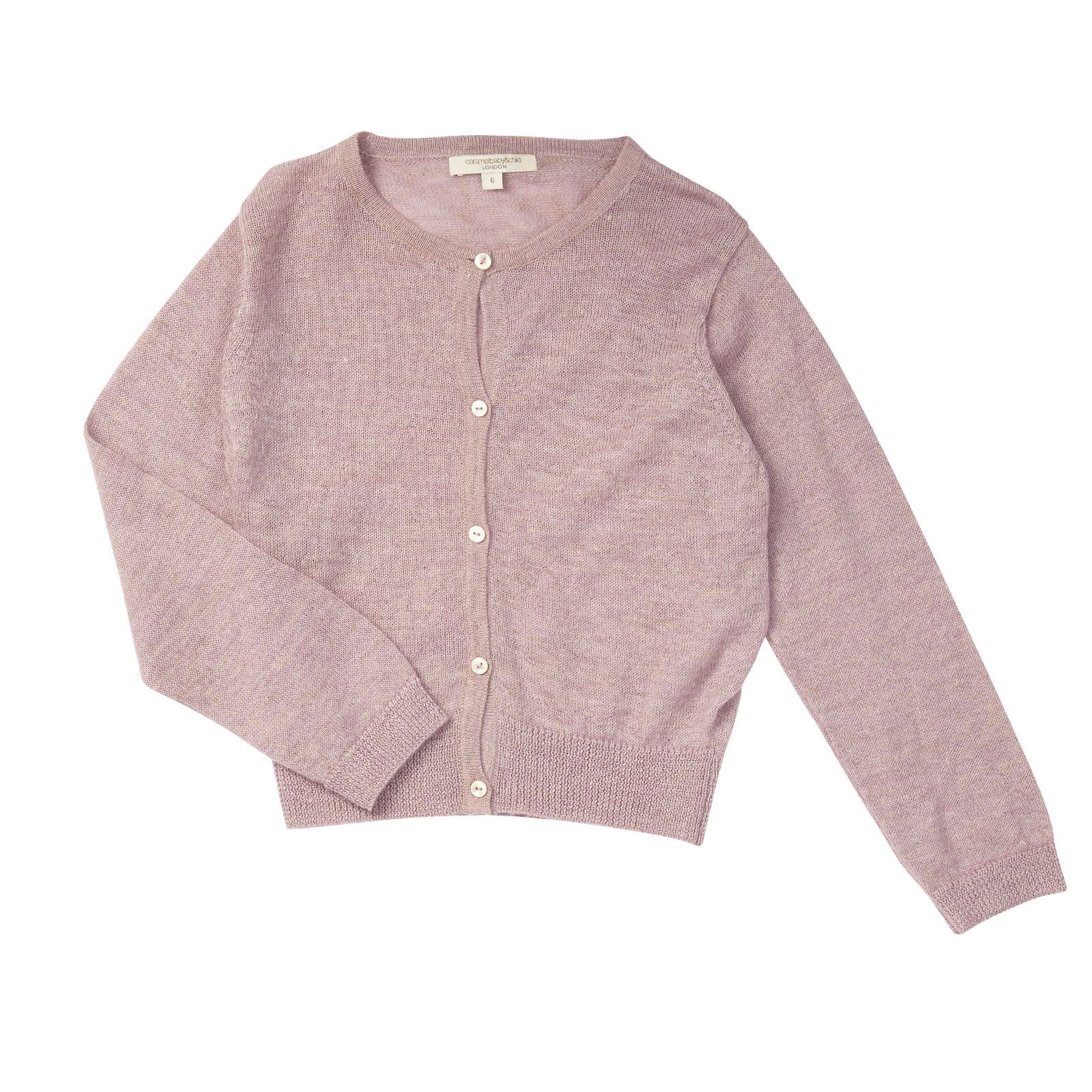 Boys Light Pink Wool Knitted Cardigan - CÉMAROSE | Children's Fashion Store