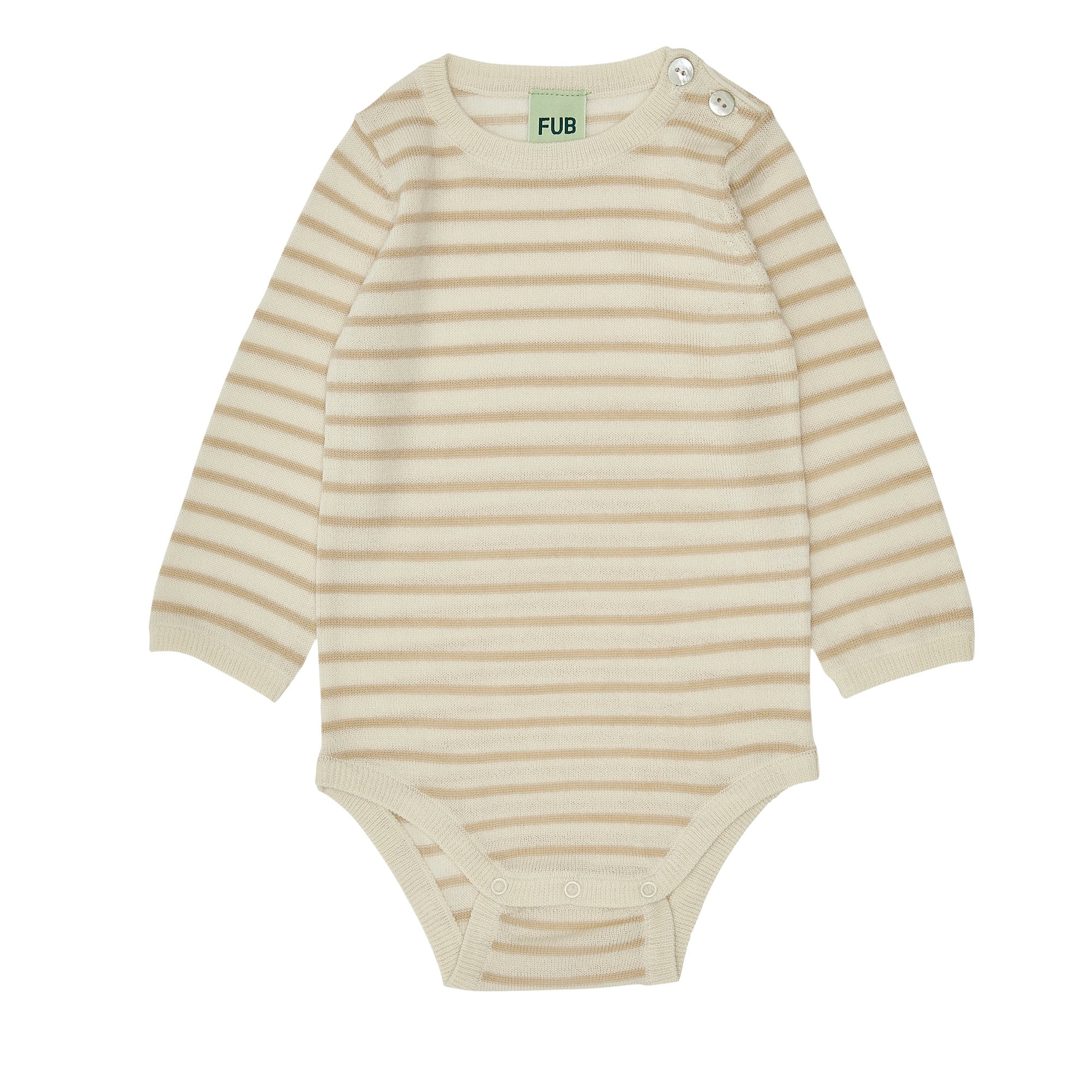 Baby Boys & Girls Yellow Stripes Wool Babysuit