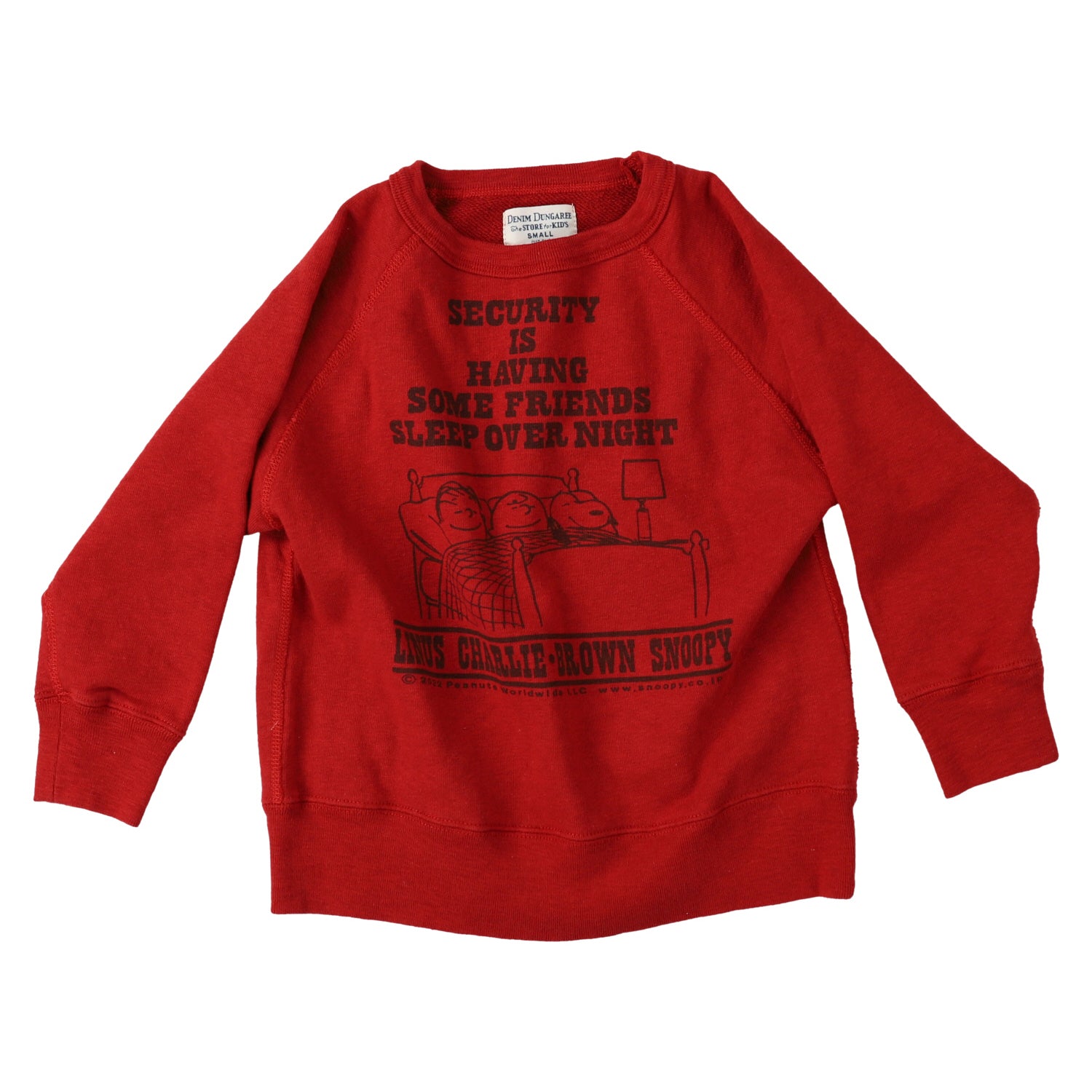 Boys & Girls Red Printed Cotton Sweatshirt
