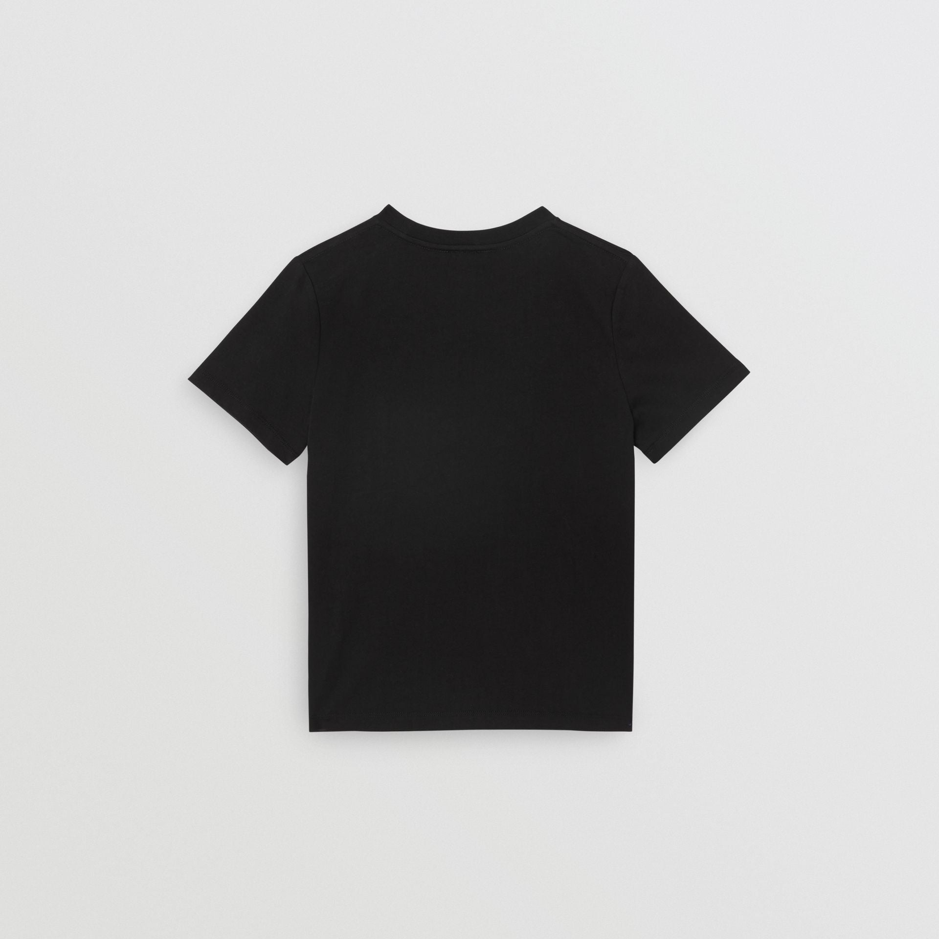 Boys Black Cotton T-shirt