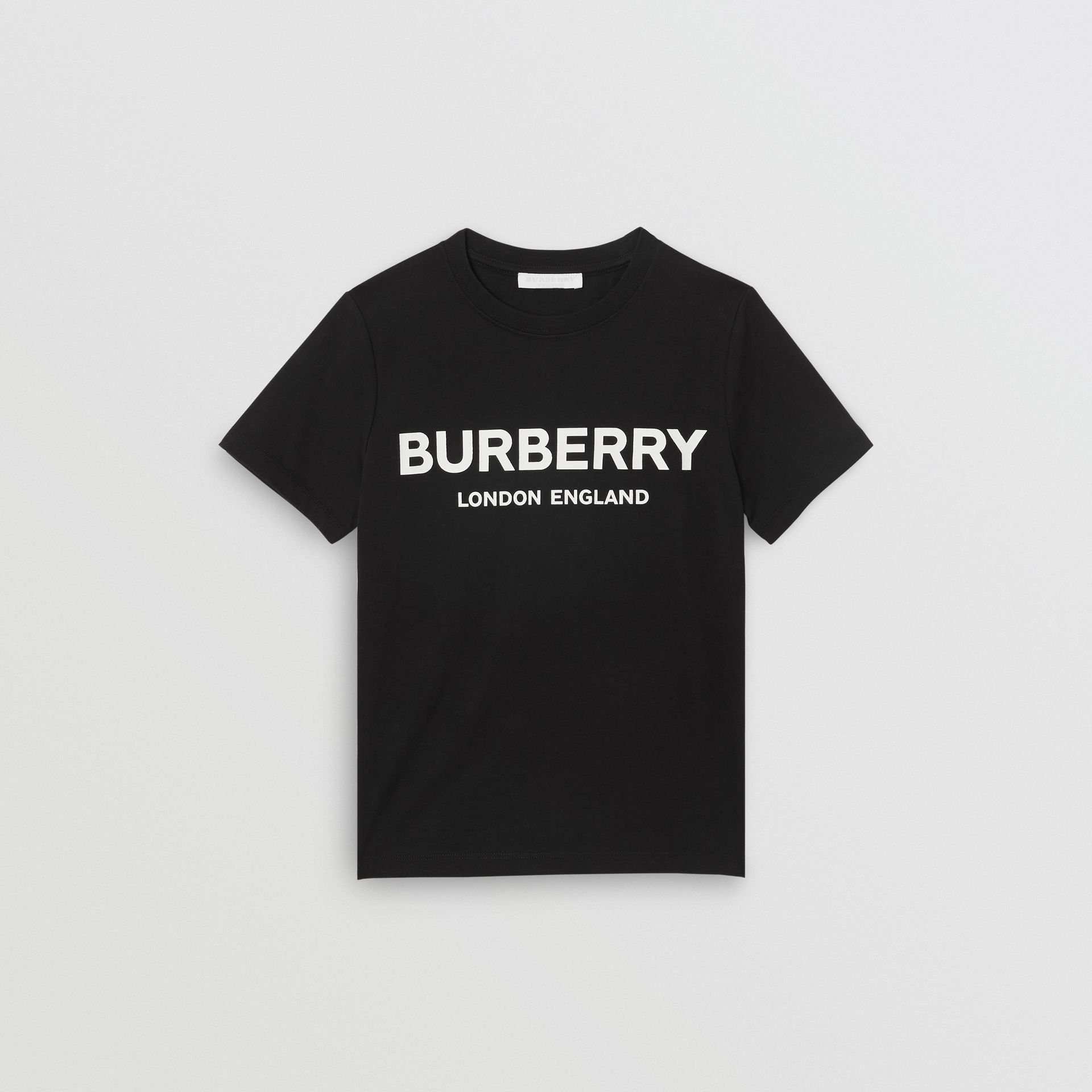 Boys Black Cotton T-shirt