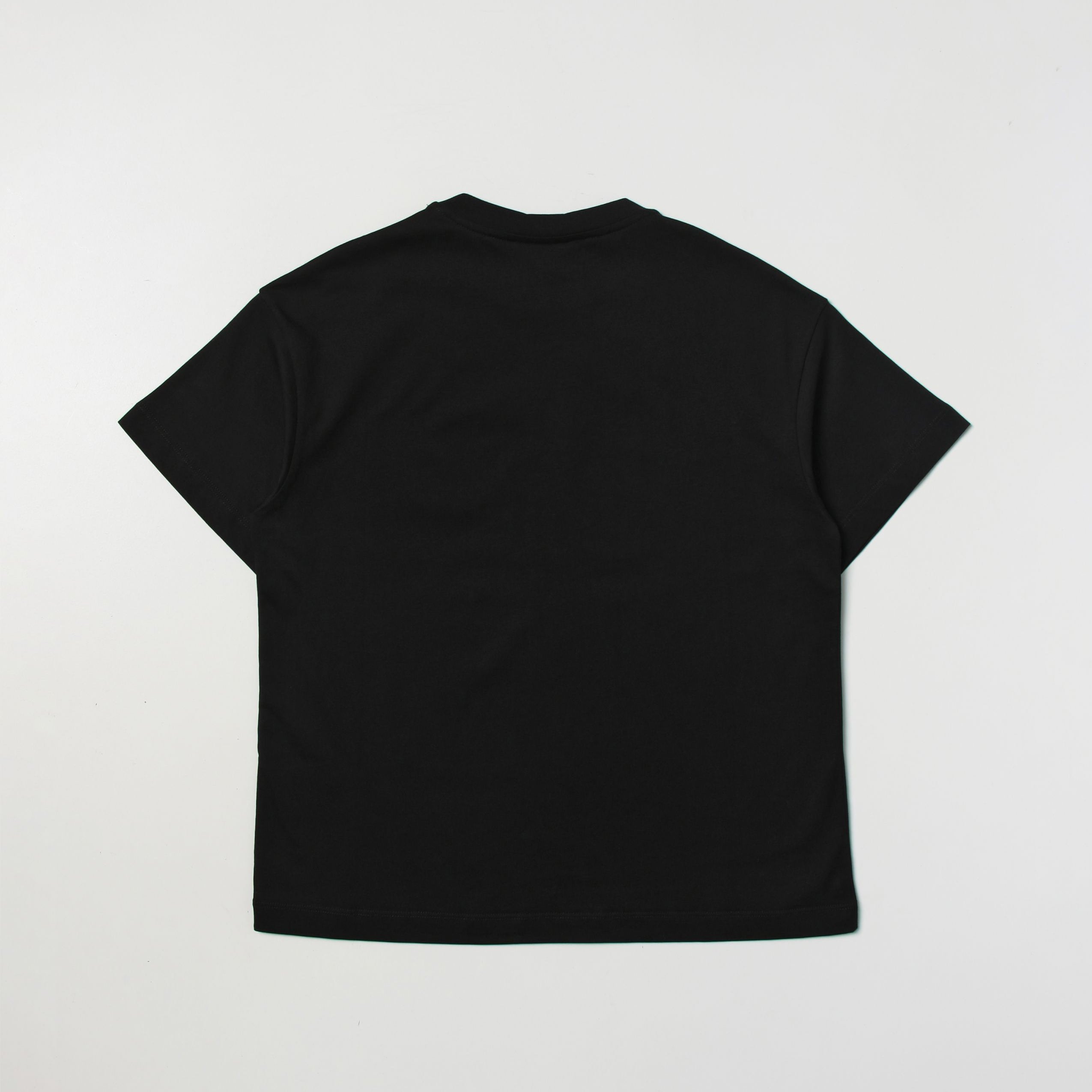 Boys & Girls Black Logo Cotton T-Shirt