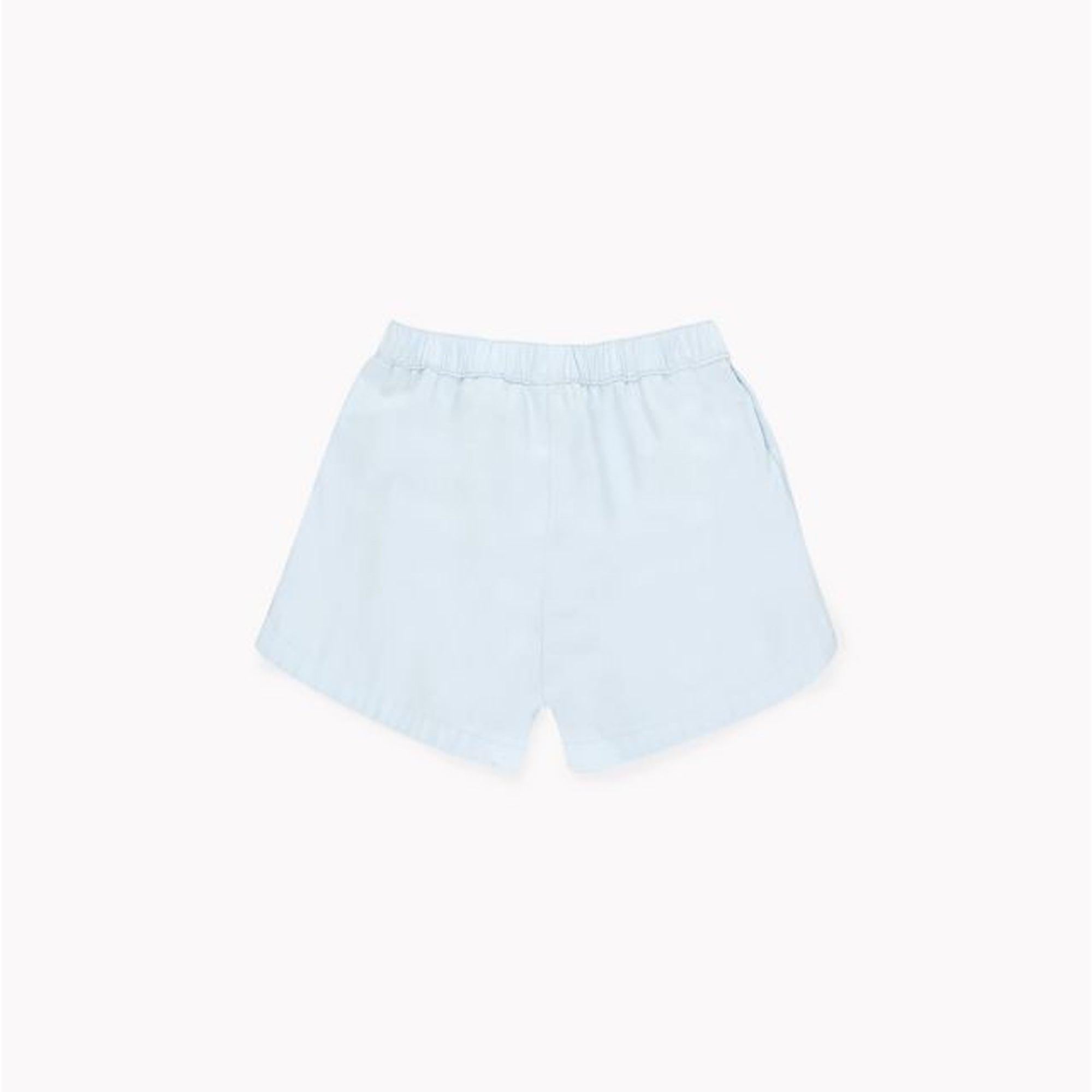 Baby Light Denim Cotton Shorts