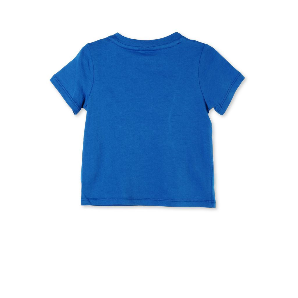 Baby Boys Blue  Sunglasses Print Chuckle T-shirt - CÉMAROSE | Children's Fashion Store - 2