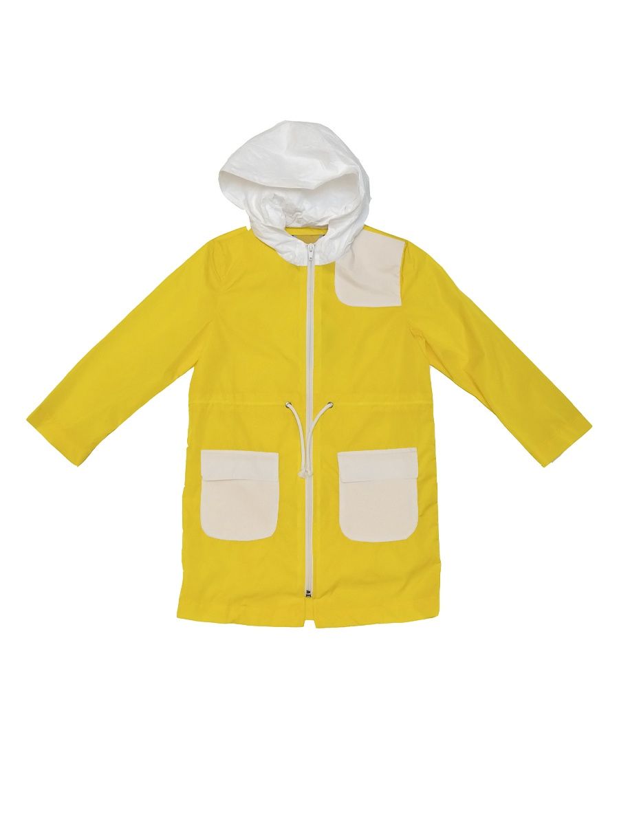 Boys & Girls Yellow Hooded Coat
