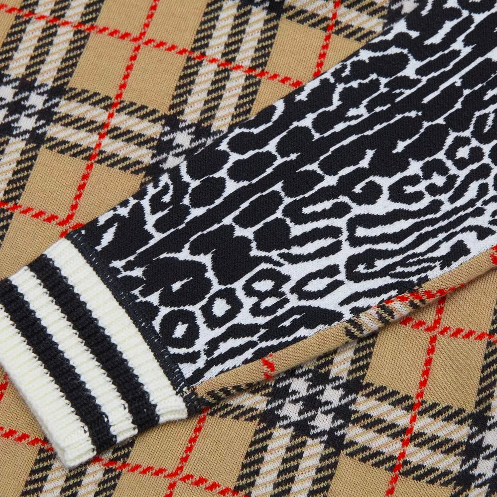 Boys Leopard print Merino Wool Jumper